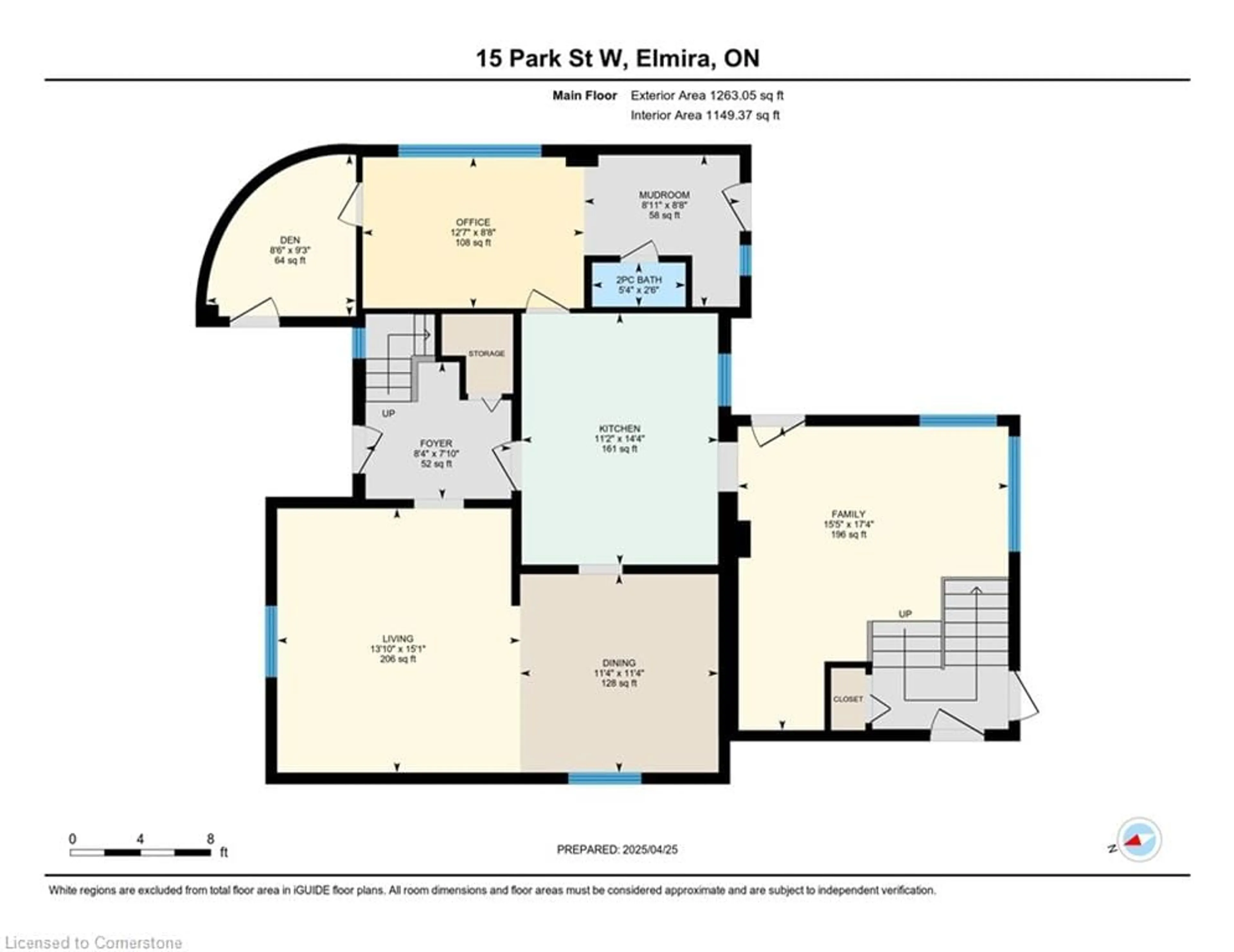 Floor plan for 15 Park Ave, Elmira Ontario N3B 1K9