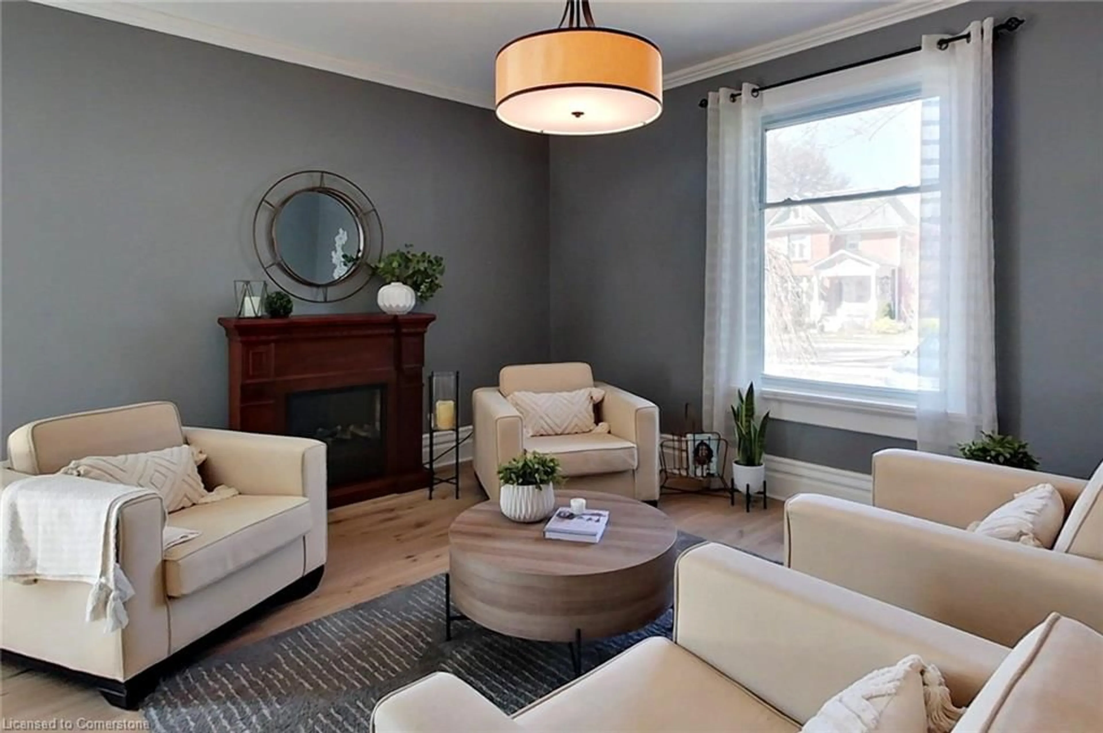 Living room with furniture, unknown for 15 Park Ave, Elmira Ontario N3B 1K9