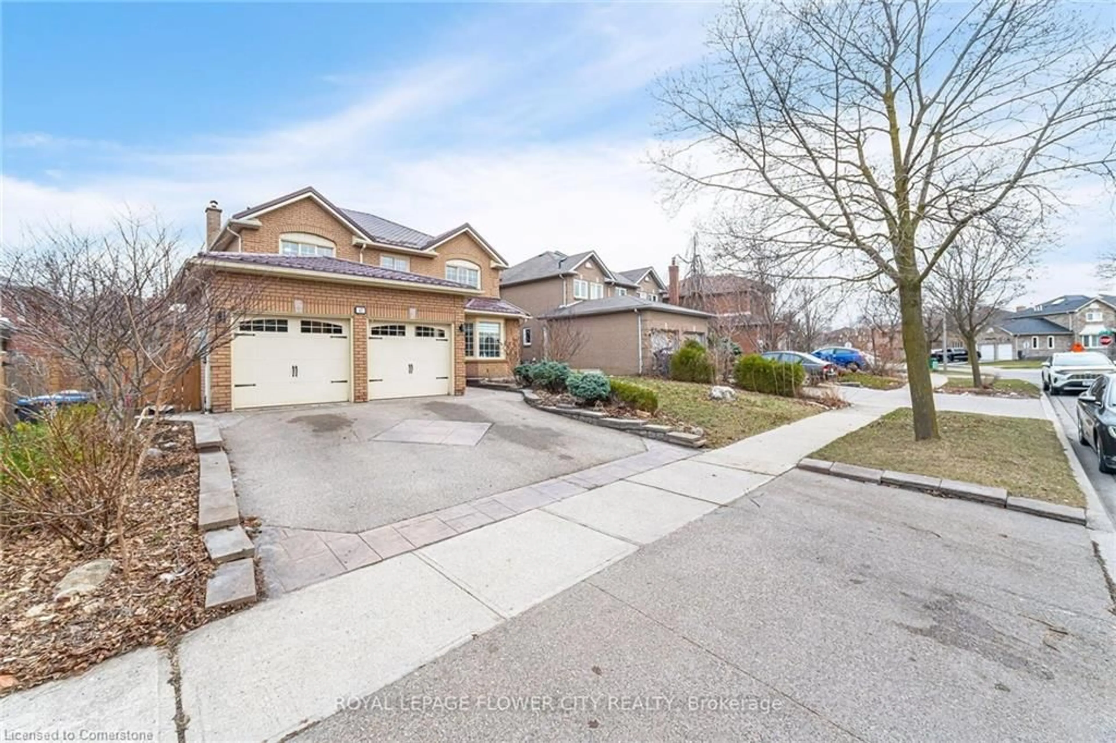A pic from outside/outdoor area/front of a property/back of a property/a pic from drone, street for 47 Burgby Ave, Brampton Ontario L6X 2G7
