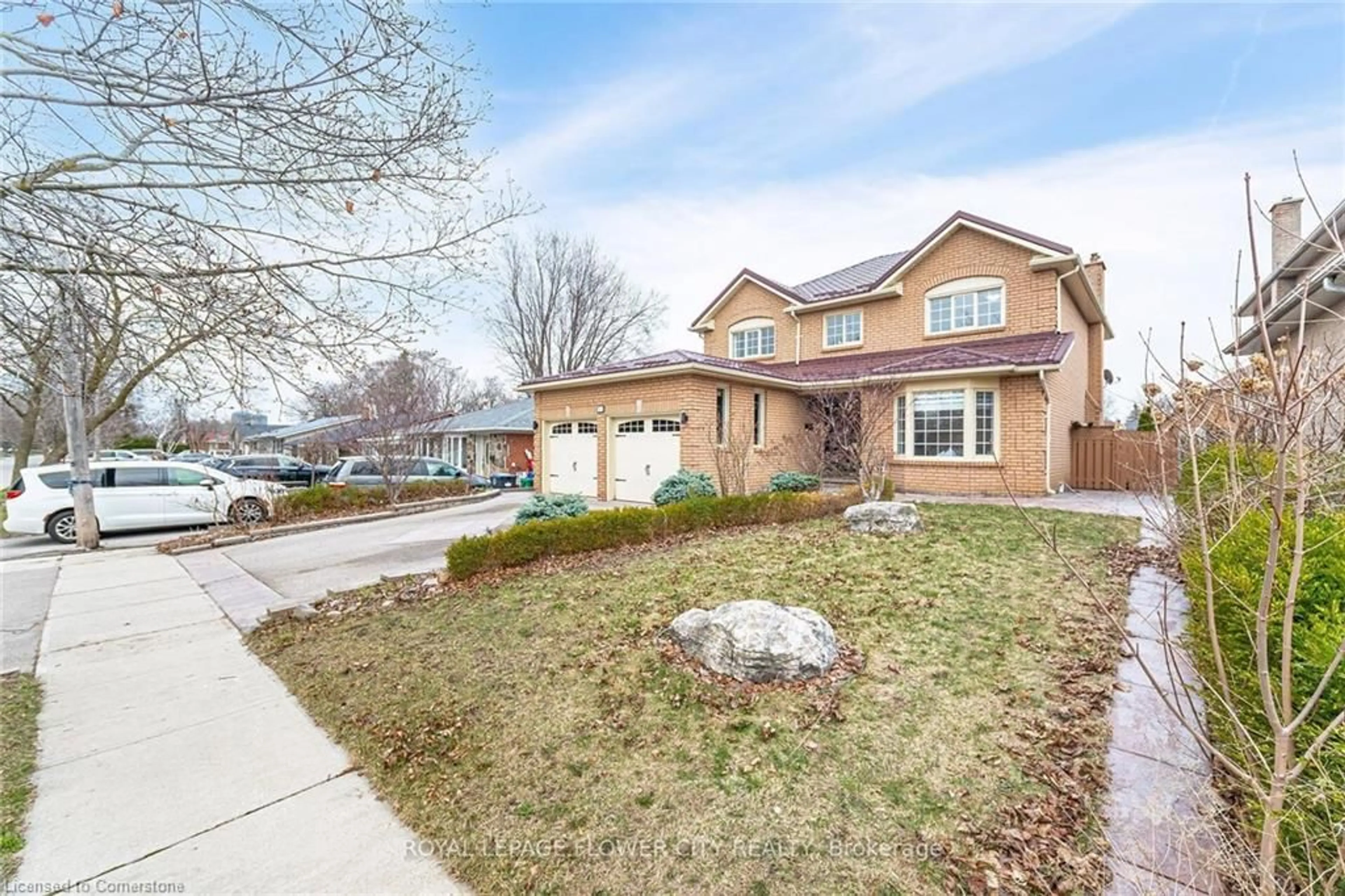 Home with brick exterior material, street for 47 Burgby Ave, Brampton Ontario L6X 2G7