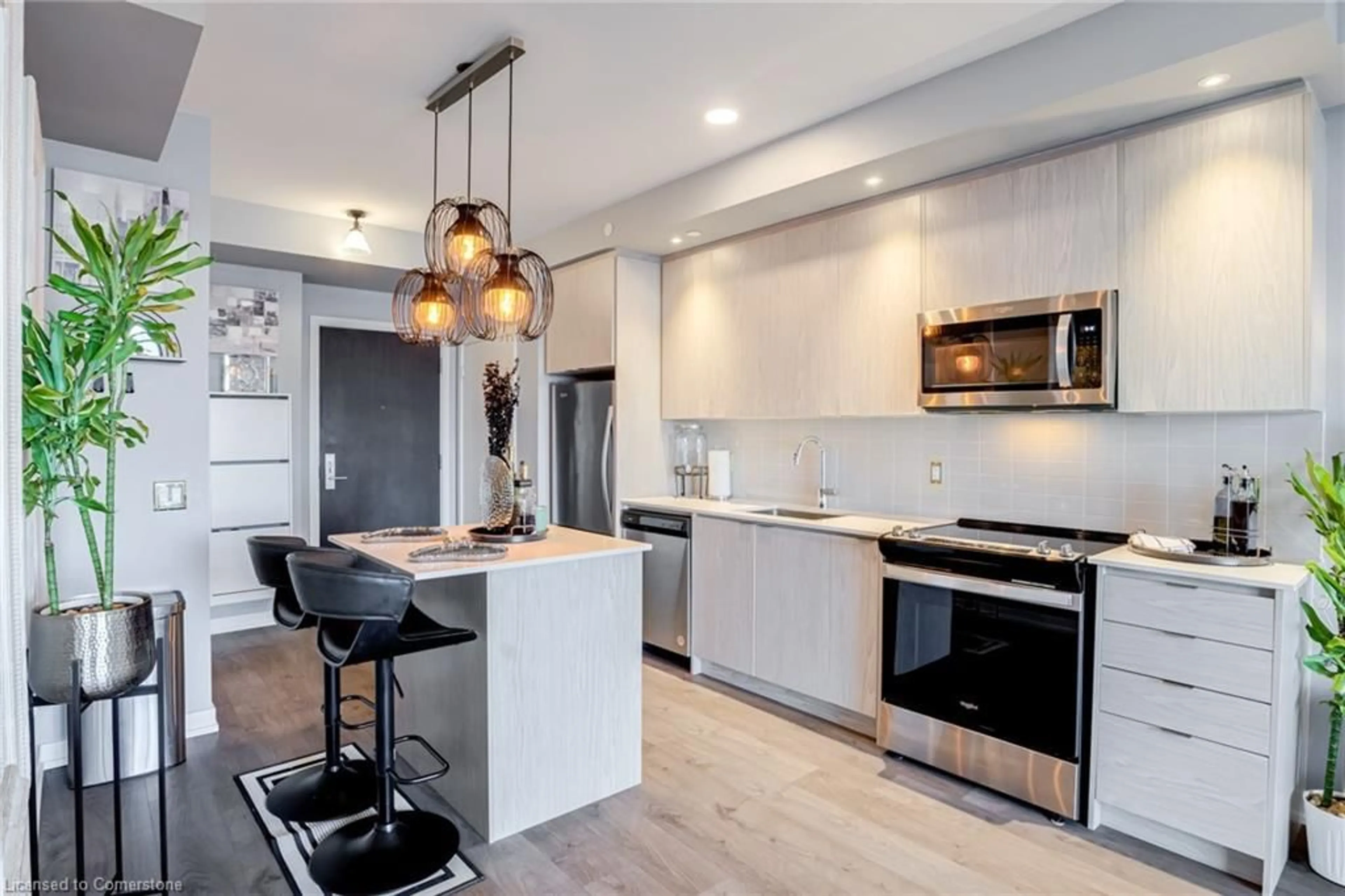 Open concept kitchen, unknown for 55 Duke Street West #1307, Kitchener Ontario N2H 0C9
