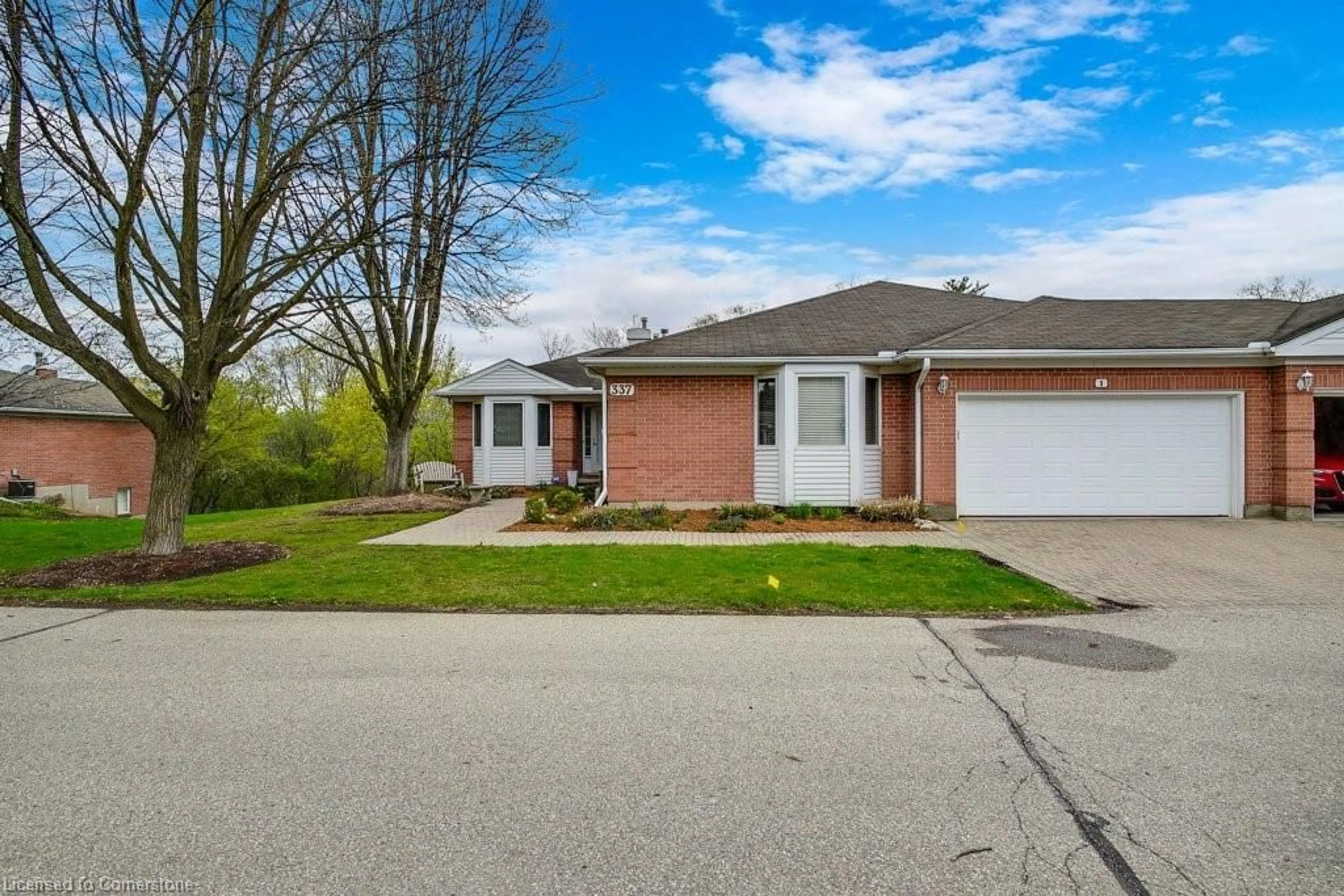 Home with brick exterior material, street for 337 George St #1, Cambridge Ontario N1S 4X7