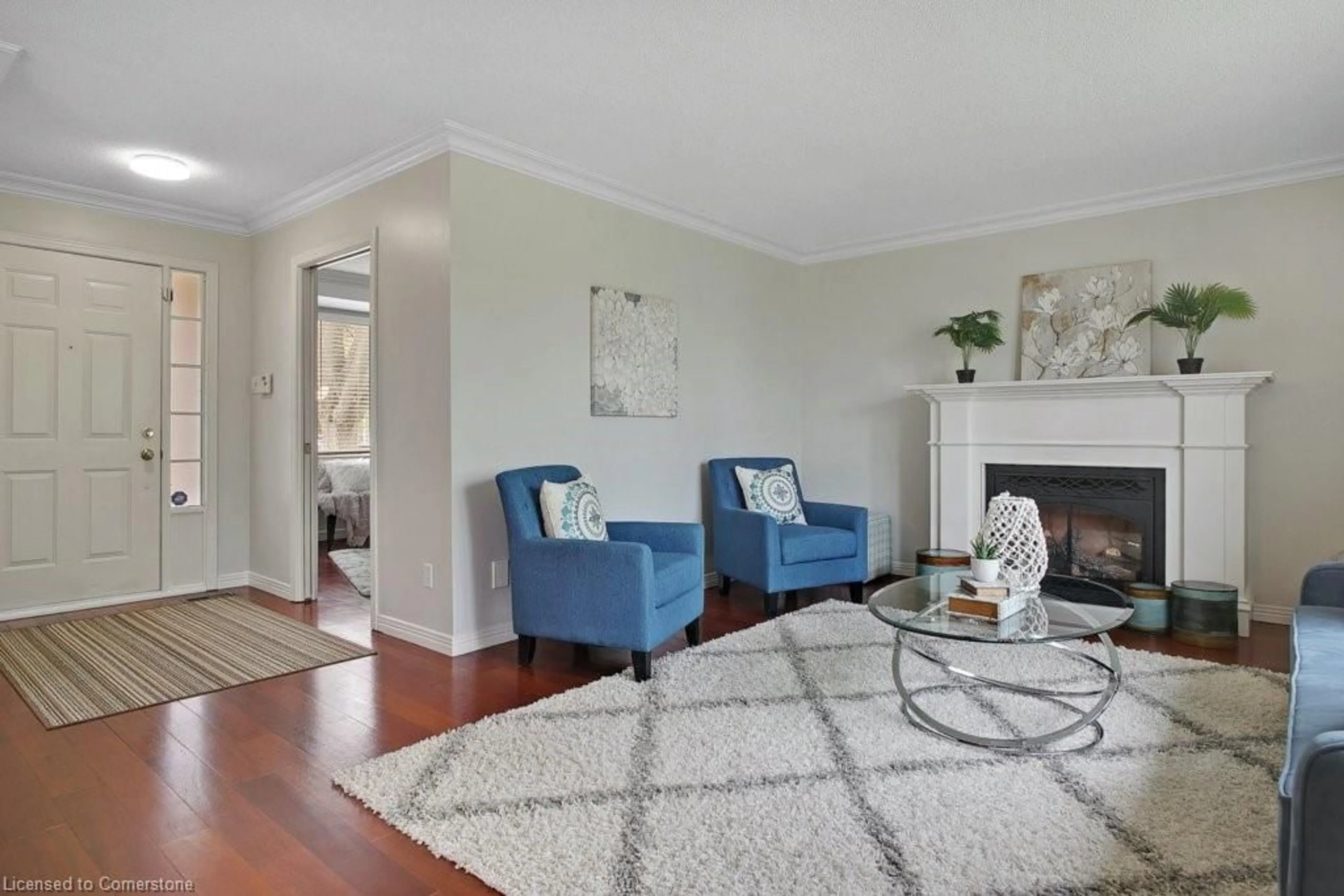 Living room with furniture, unknown for 337 George St #1, Cambridge Ontario N1S 4X7