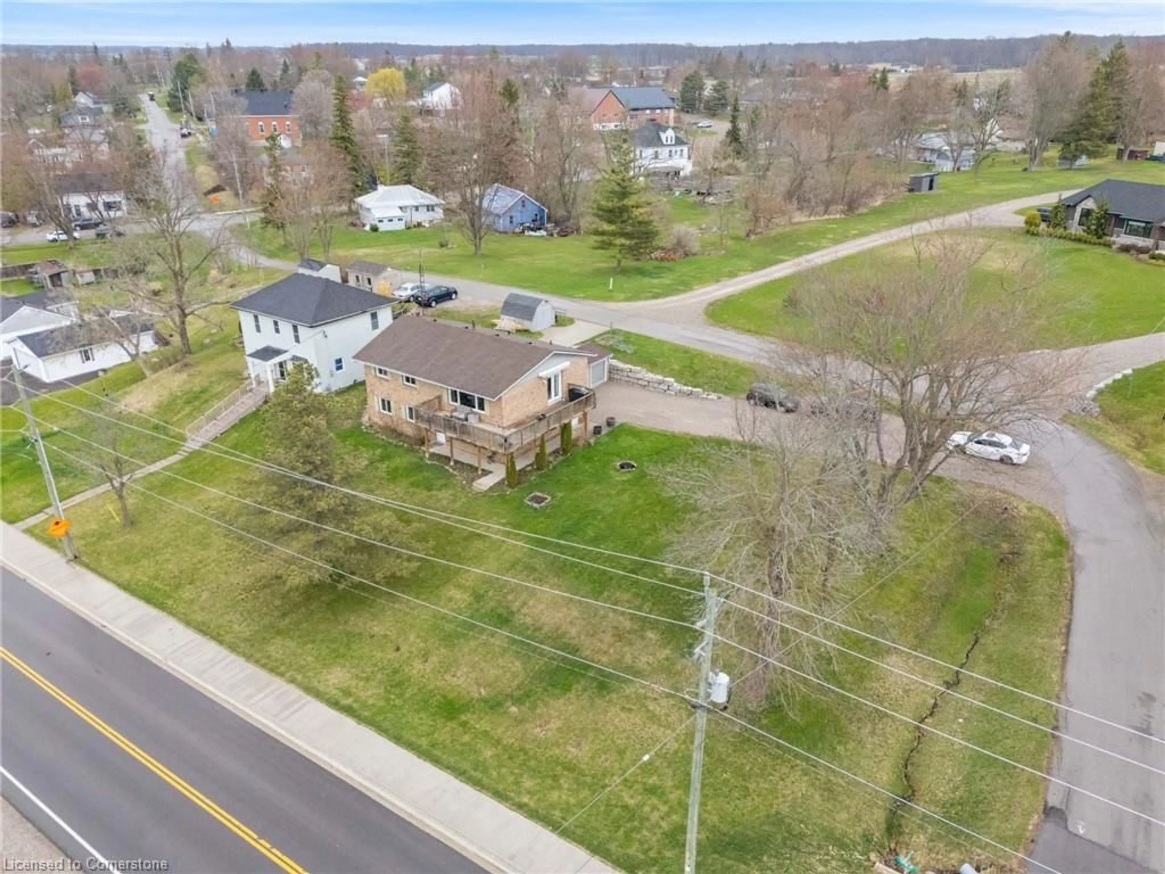 A pic from outside/outdoor area/front of a property/back of a property/a pic from drone, street for 65 Front St, York Ontario N0A 1R0