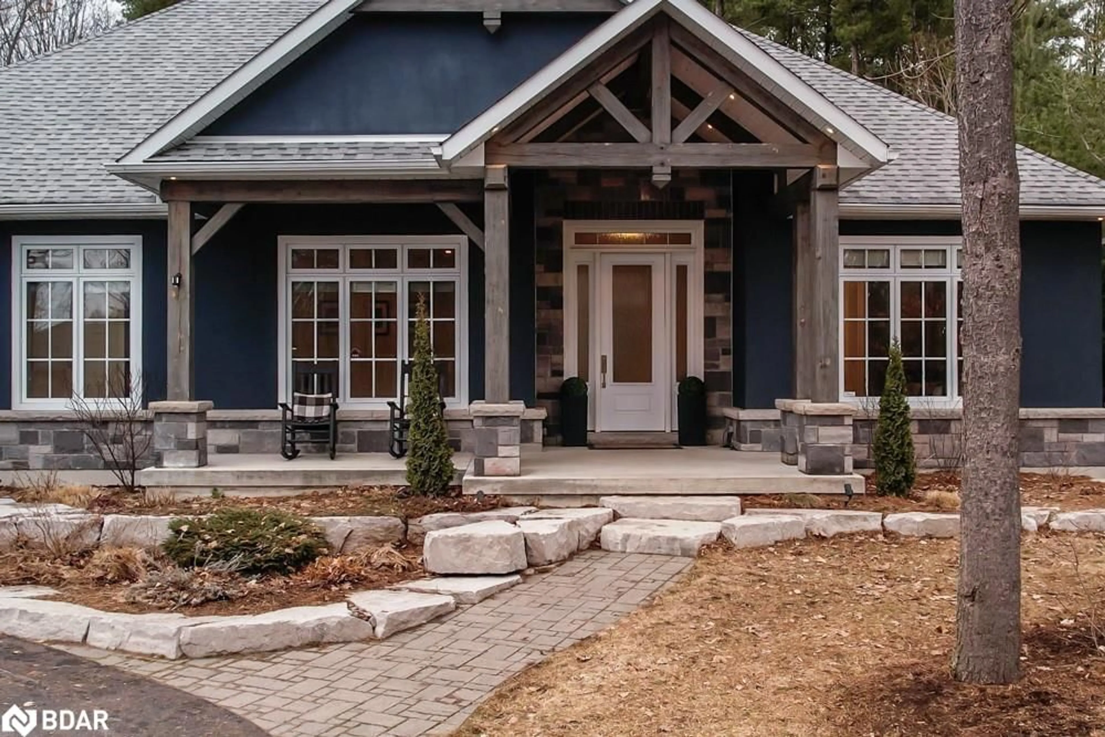 Home with brick exterior material, mountain view for 77 Mennill Dr, Minesing Ontario L9X 0J2