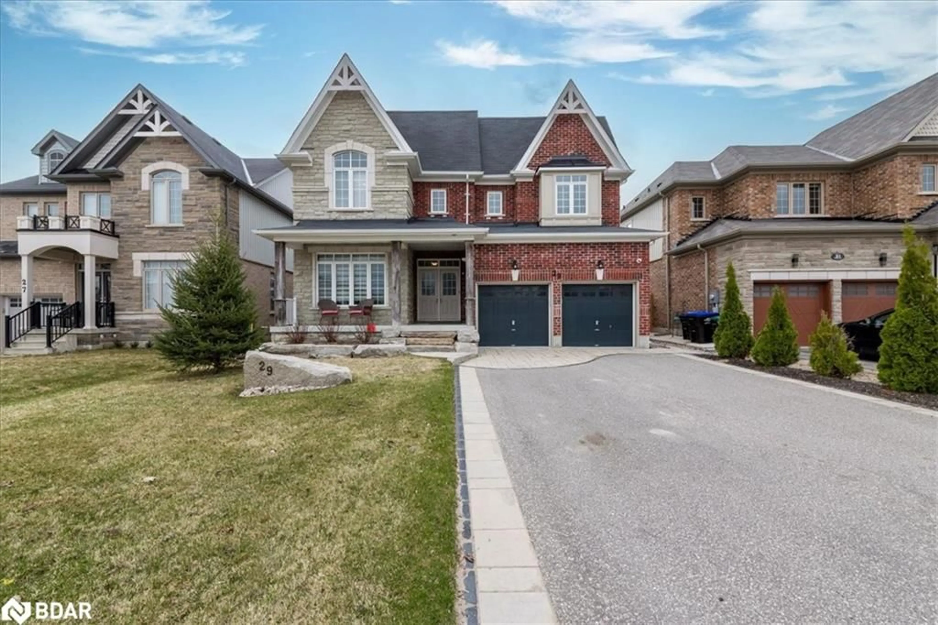 Home with brick exterior material, street for 29 Nadmarc Crt, Angus Ontario L0M 1B4