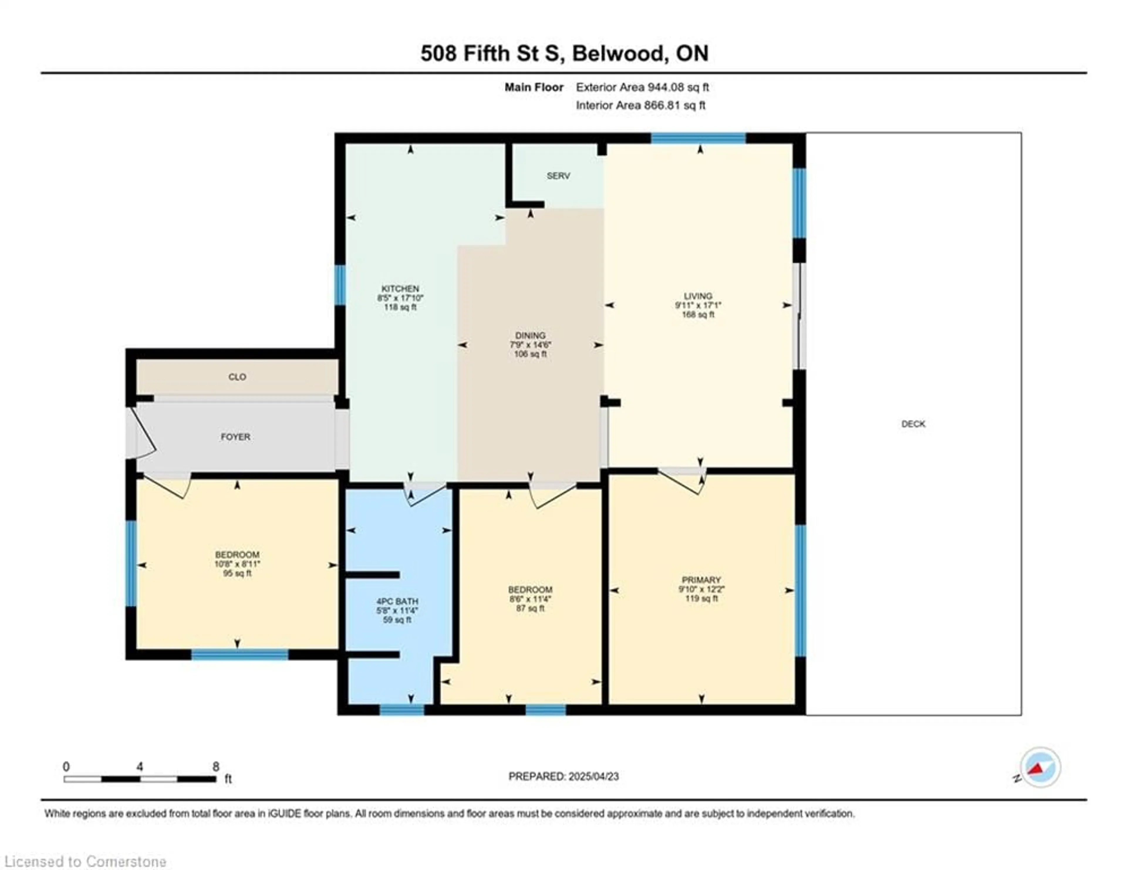 Floor plan for 508 Fifth St, Belwood Ontario N0B 1J0