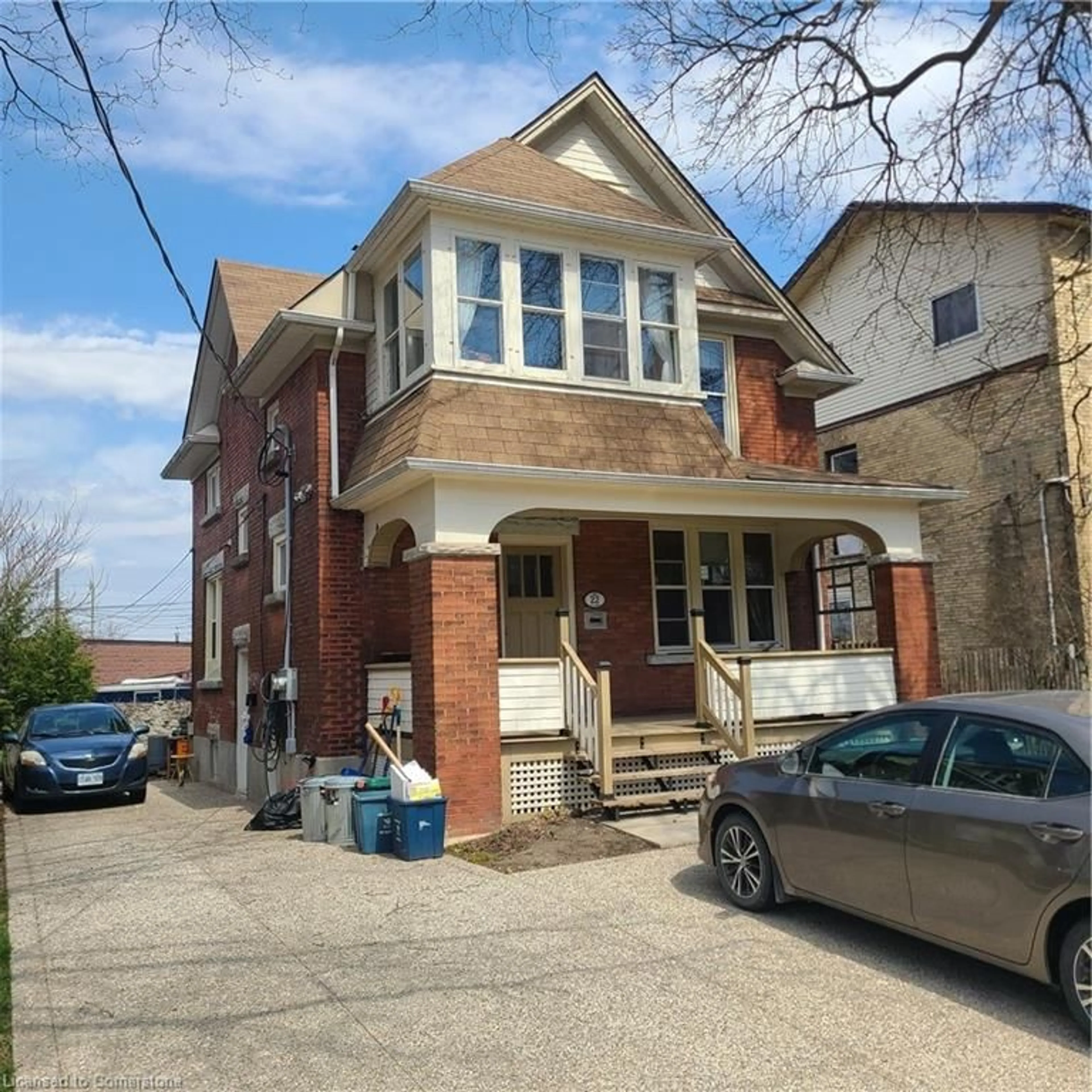 Home with brick exterior material, street for 22 St Leger St, Kitchener Ontario N2H 4L9