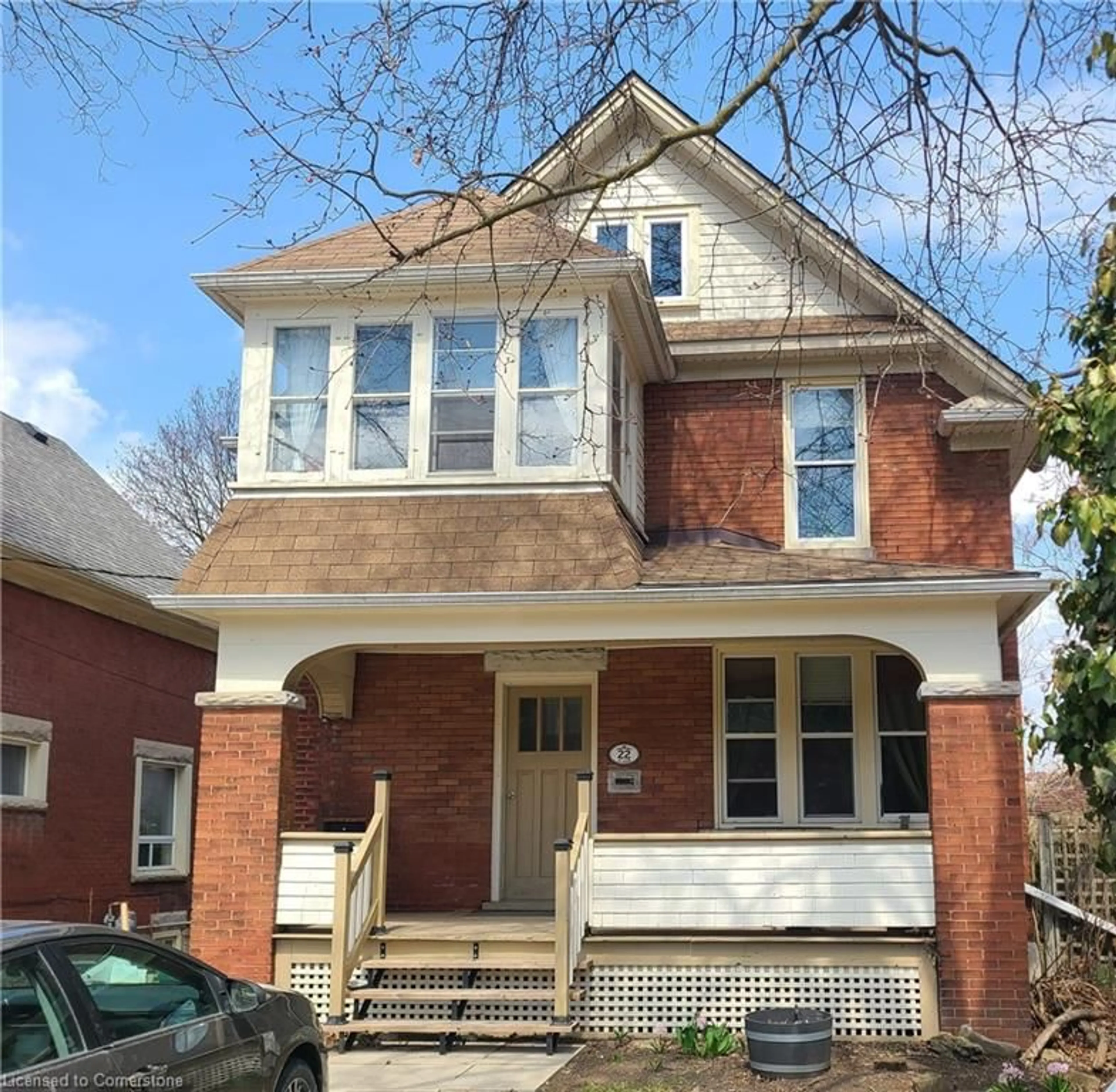 Home with brick exterior material, street for 22 St Leger St, Kitchener Ontario N2H 4L9