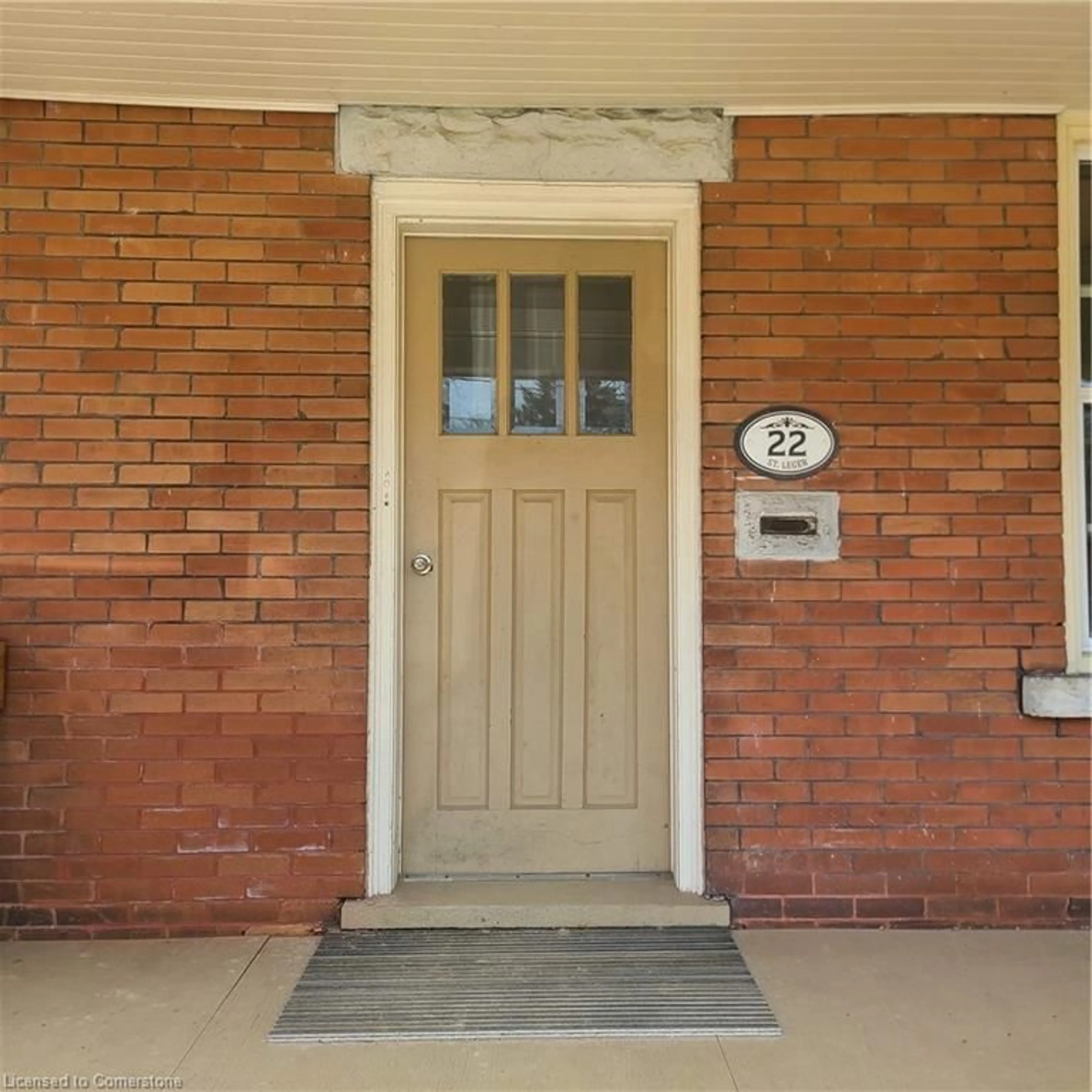 Indoor entryway for 22 St Leger St, Kitchener Ontario N2H 4L9