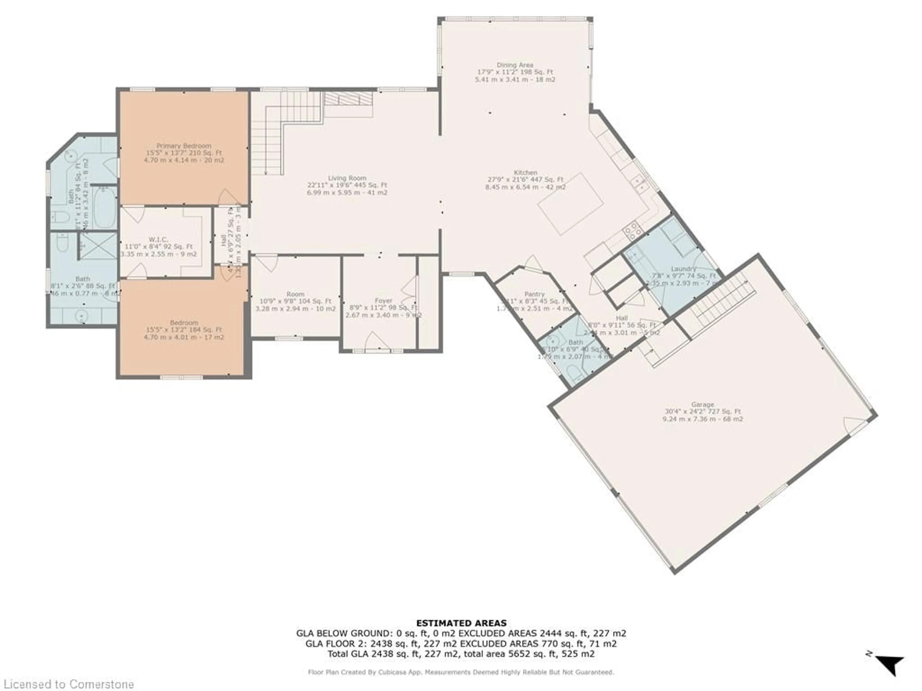 Floor plan for 35 Viola Crt, Delhi Ontario N4B 3C9