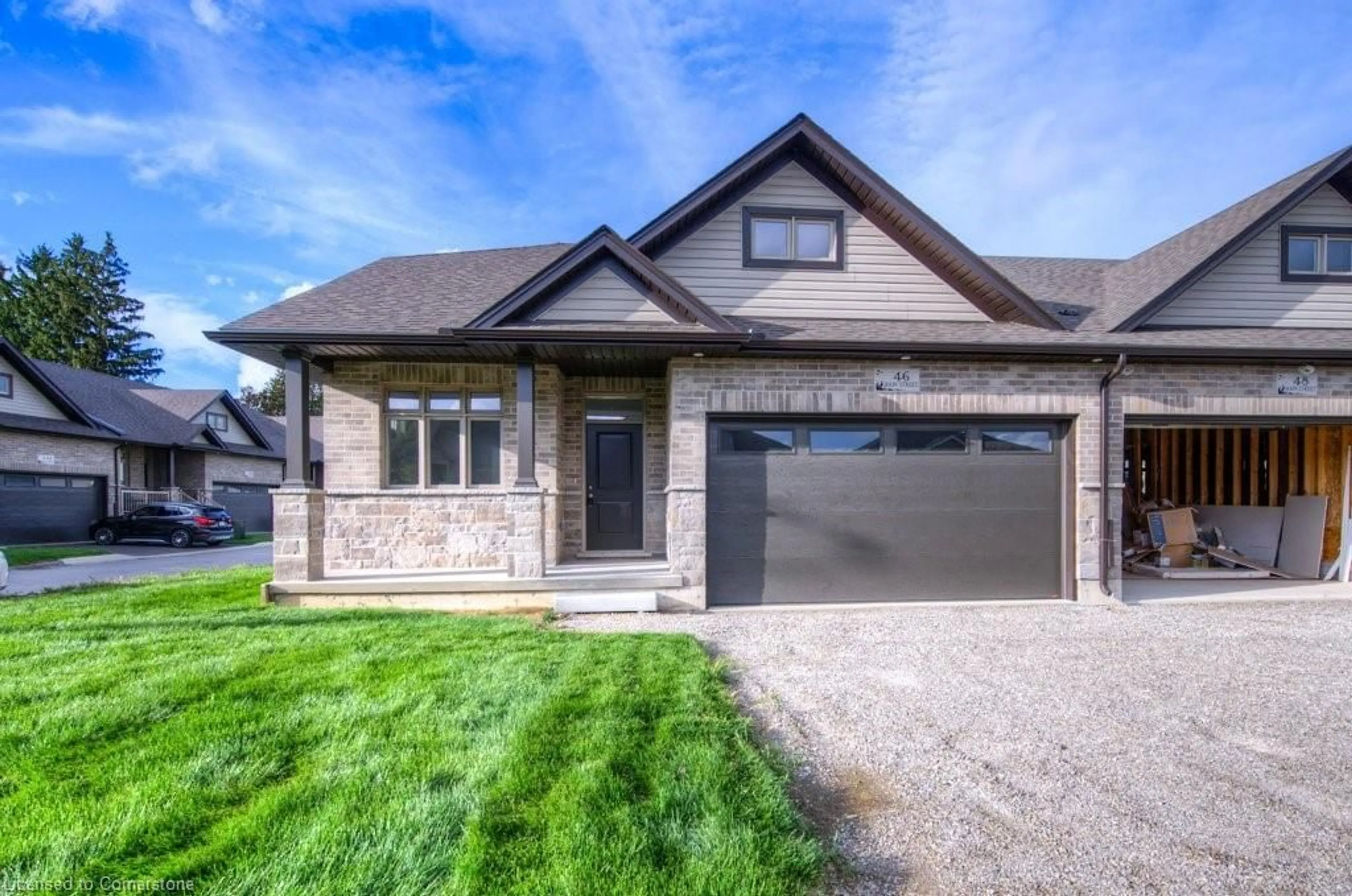 Home with brick exterior material, street for 48 Main St, Innerkip Ontario N0J 1M0