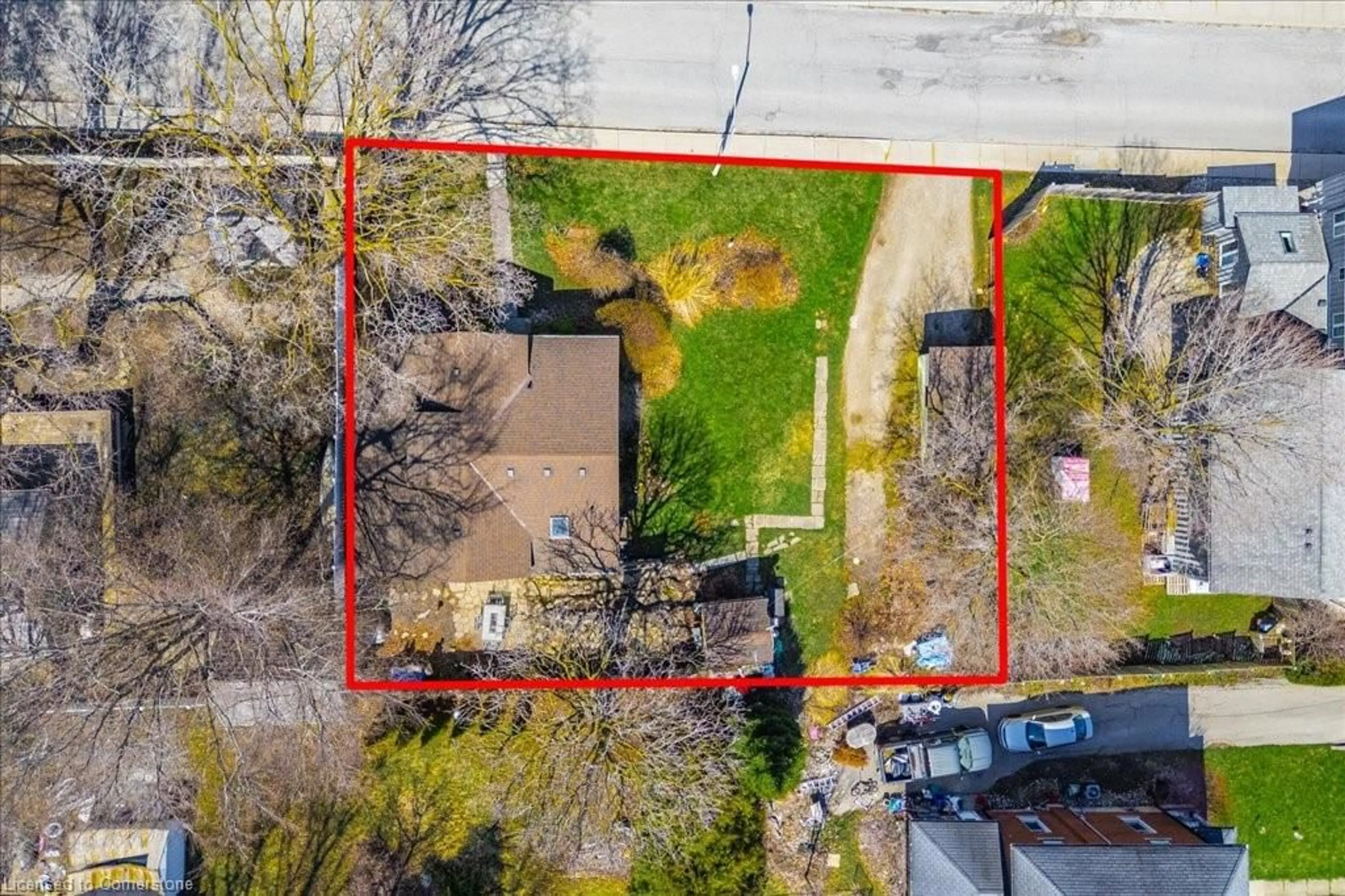 A pic from outside/outdoor area/front of a property/back of a property/a pic from drone, street for 255 Provost Lane, Fergus Ontario N1M 2M9