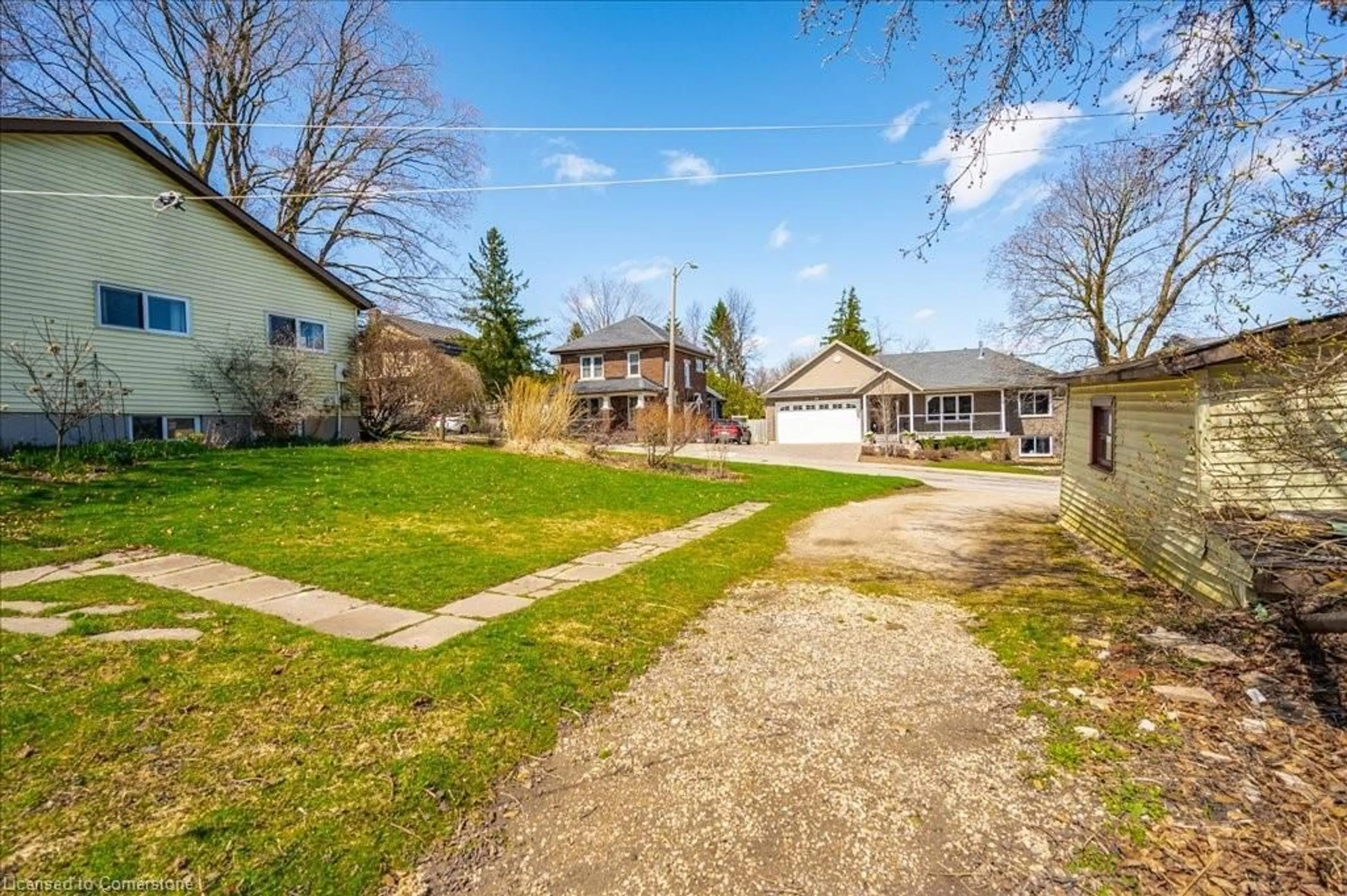 A pic from outside/outdoor area/front of a property/back of a property/a pic from drone, street for 255 Provost Lane, Fergus Ontario N1M 2M9