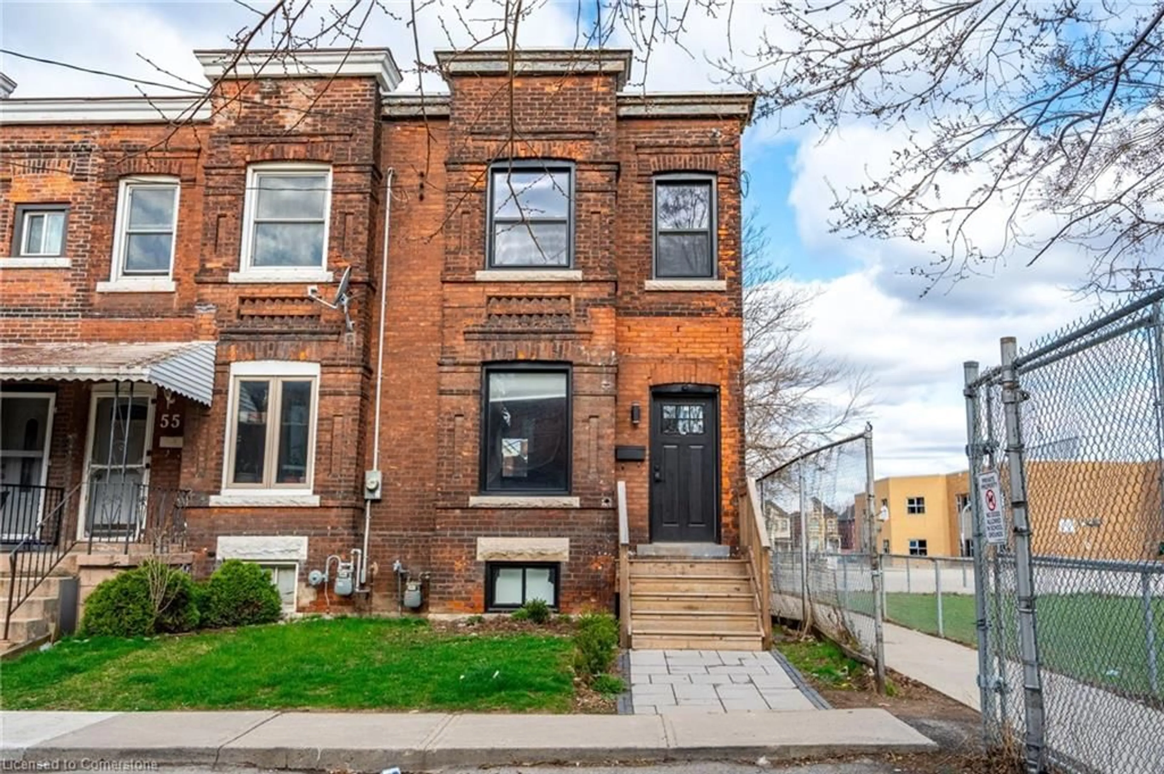 Home with brick exterior material, street for 57 Madison Ave, Hamilton Ontario L8L 5Y5