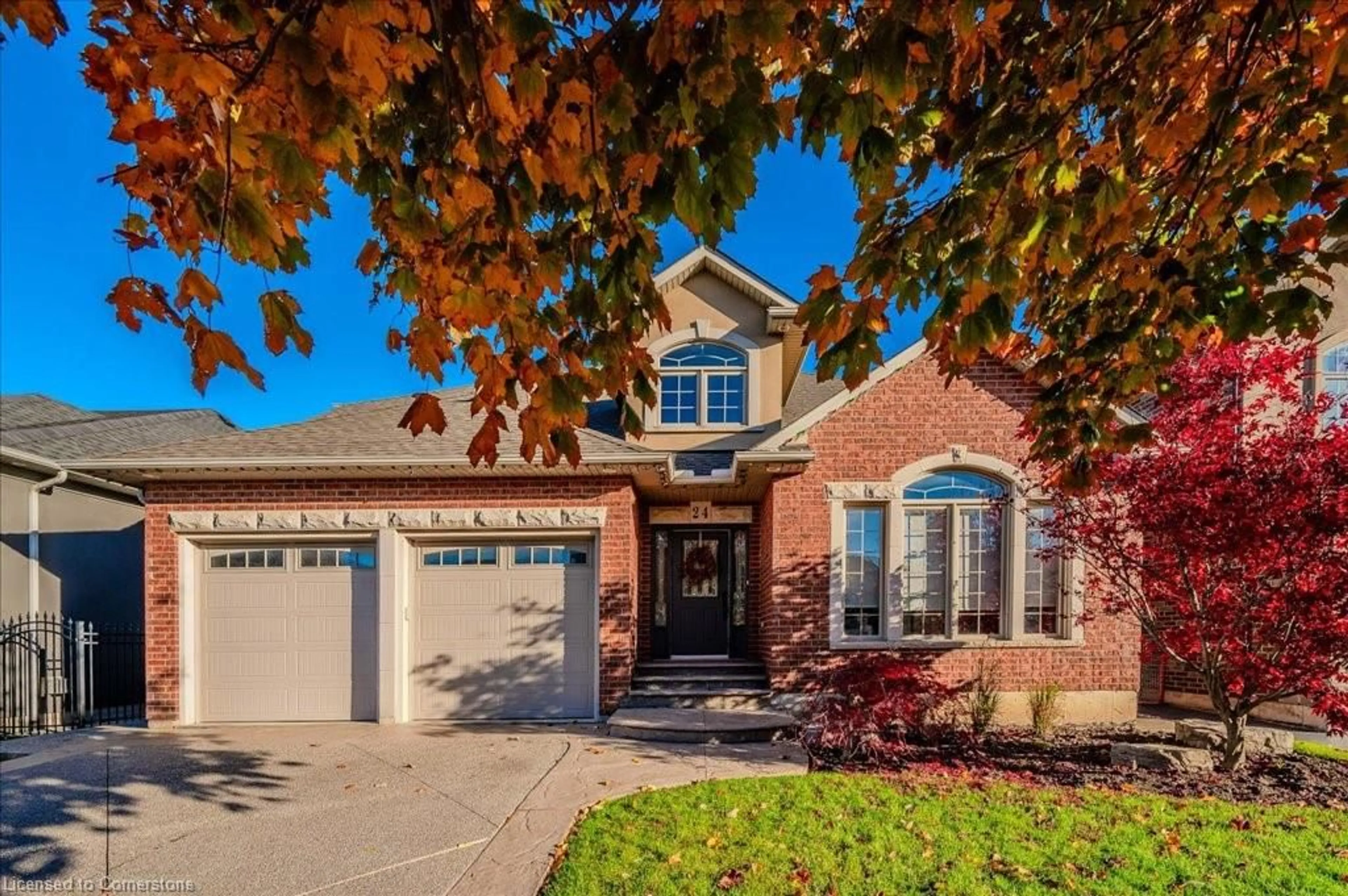 Home with brick exterior material, street for 24 Tevere Pl, Hamilton Ontario L9B 2X4