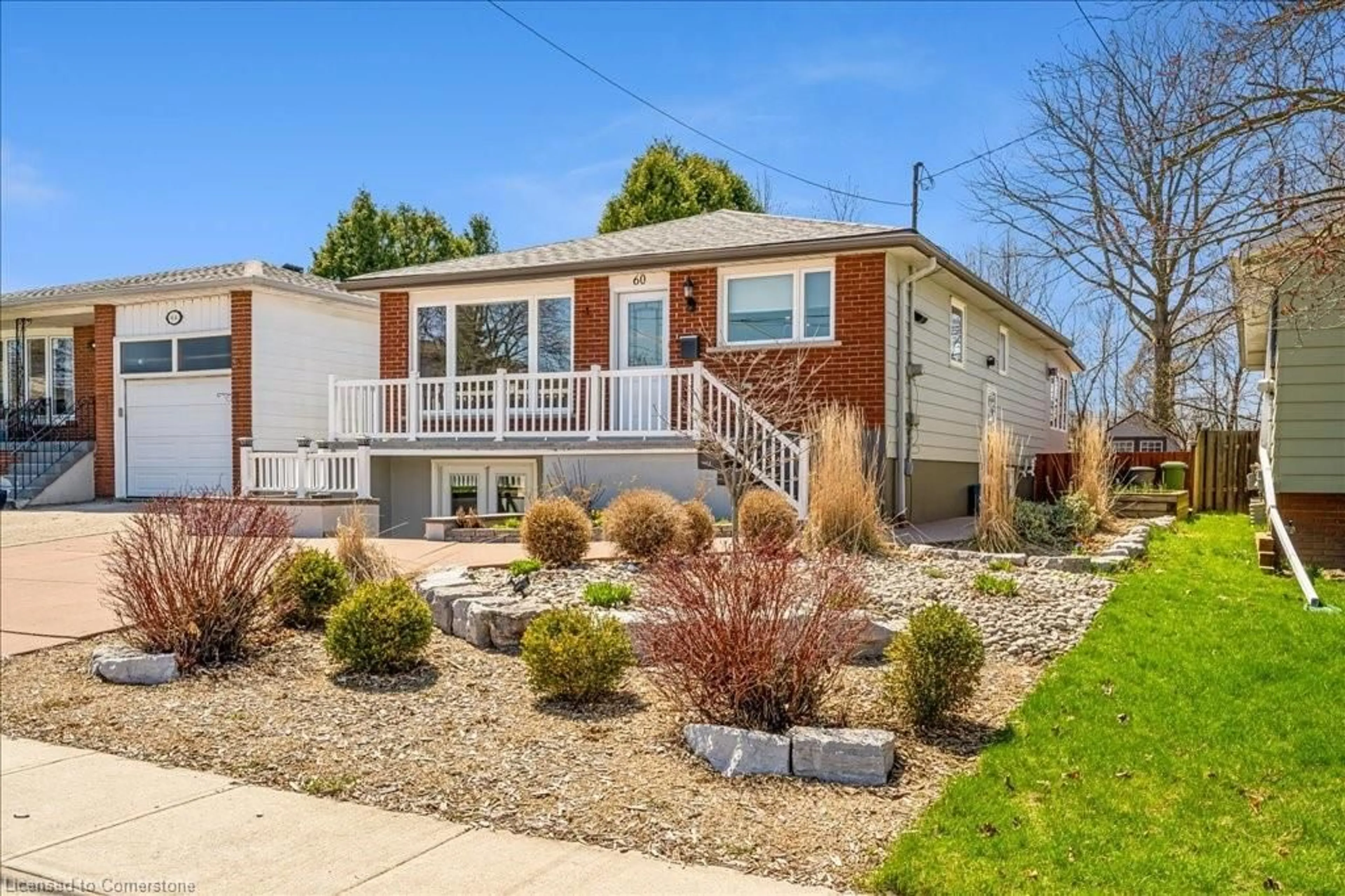Home with vinyl exterior material, street for 60 Aterno Dr, Hamilton Ontario L9C 5S5