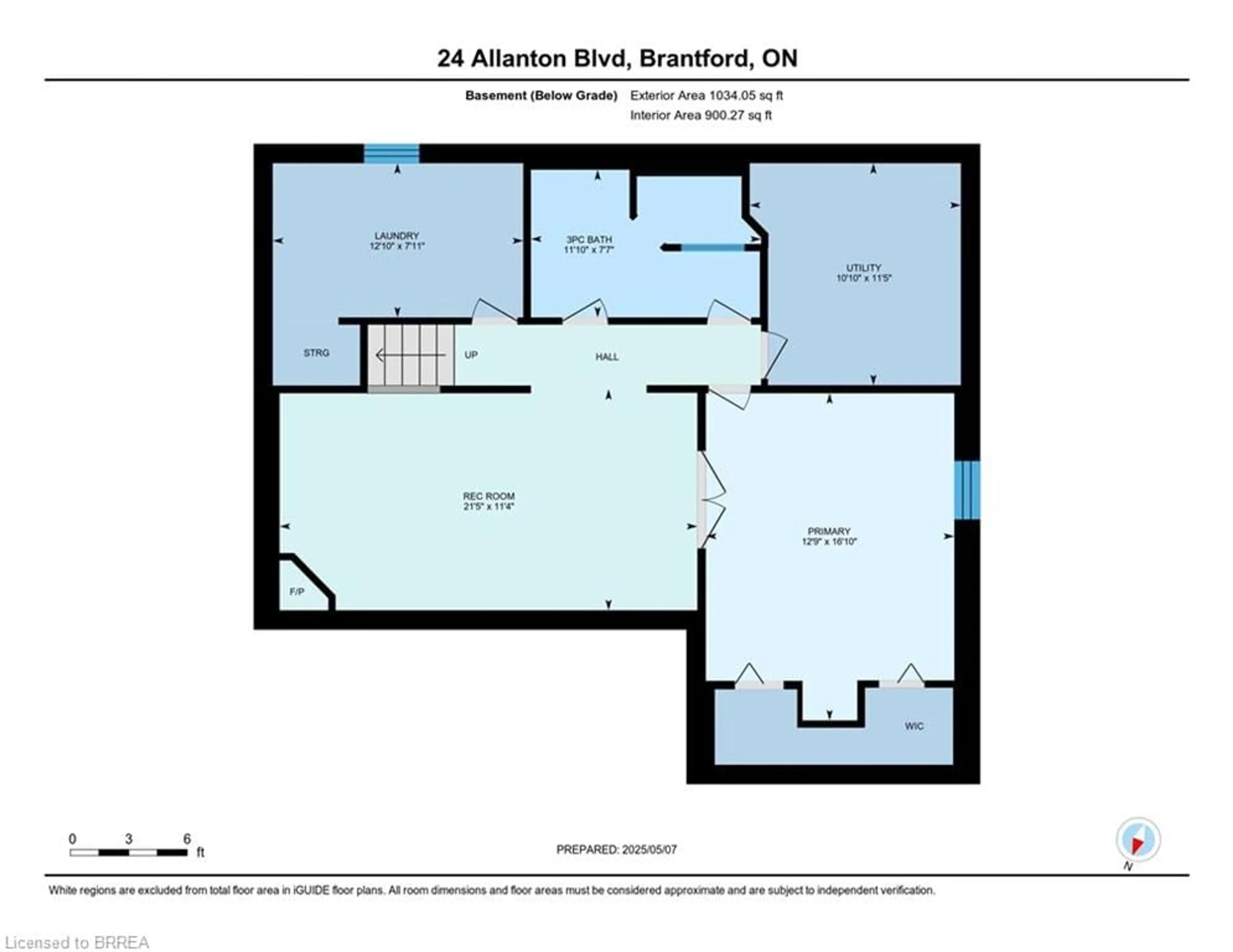 Floor plan for 24 Allanton Blvd, Brantford Ontario N3R 3C1