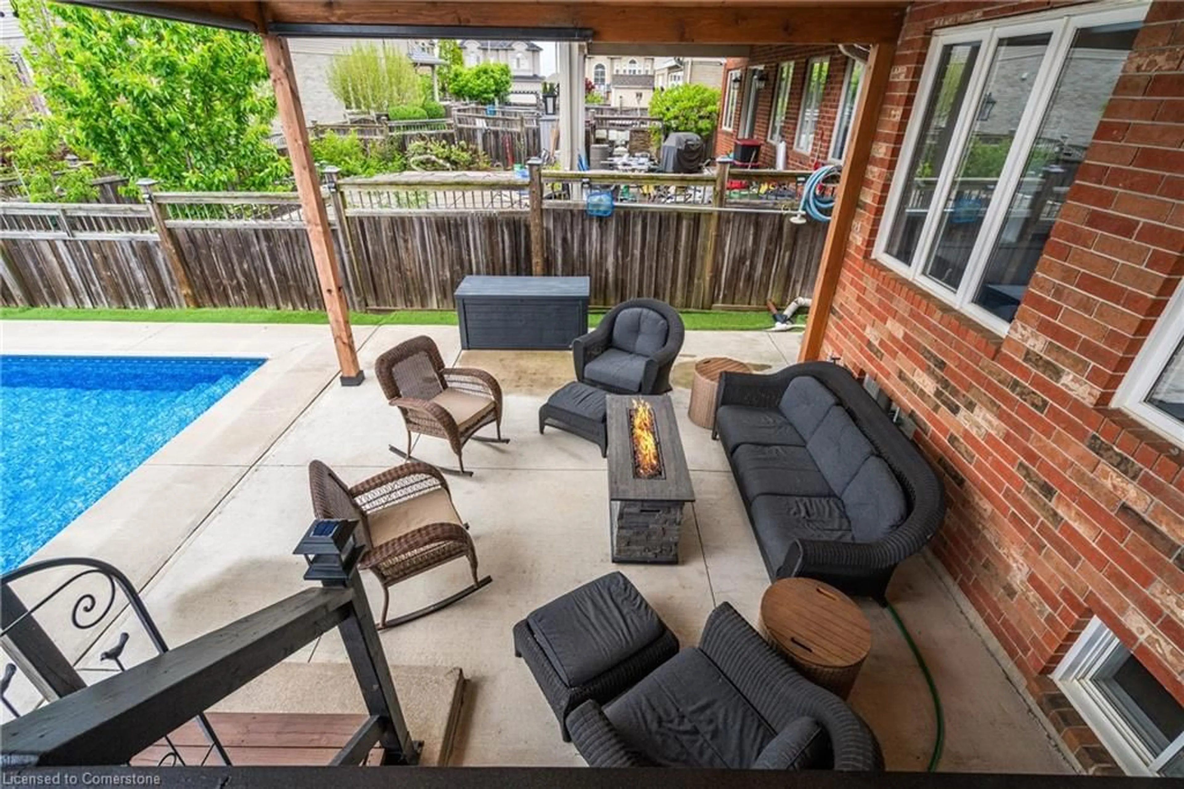 Patio, water/lake/river/ocean view for 151 Fair St, Ancaster Ontario L9K 0A8