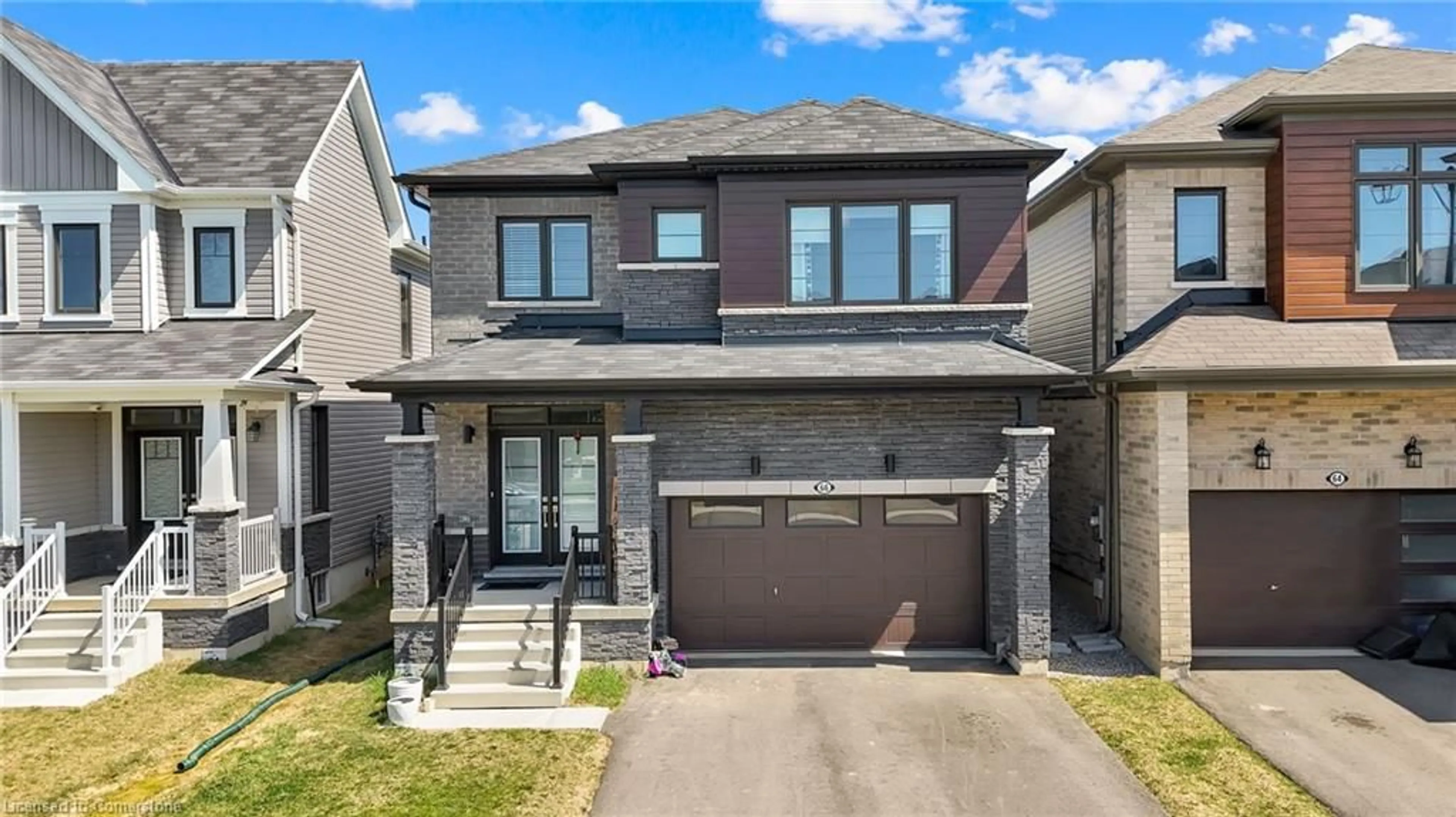 Home with brick exterior material, street for 66 Lillian Way, Caledonia Ontario N3W 0E7