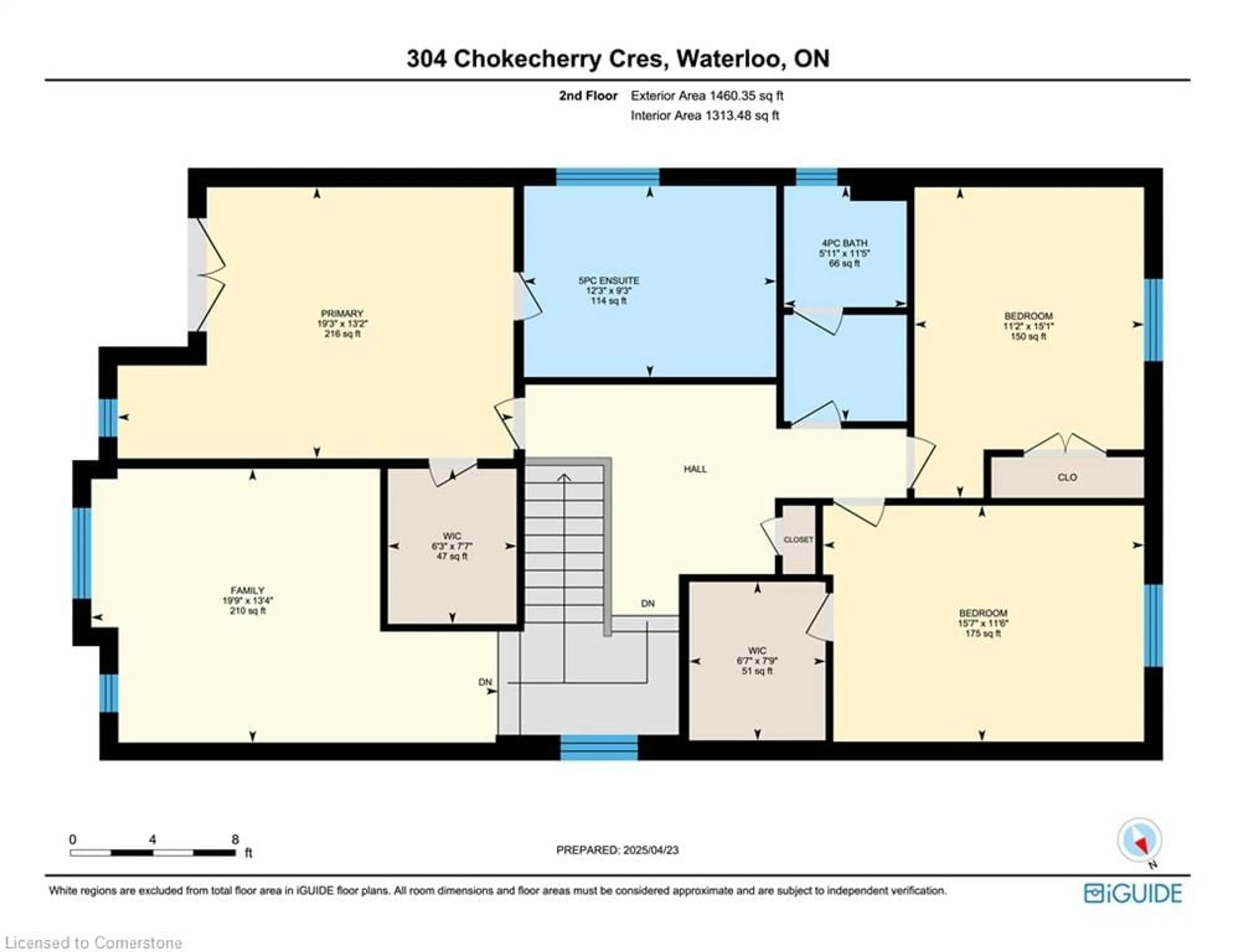 Floor plan for 304 Chokecherry Cres, Waterloo Ontario N2V 0H1