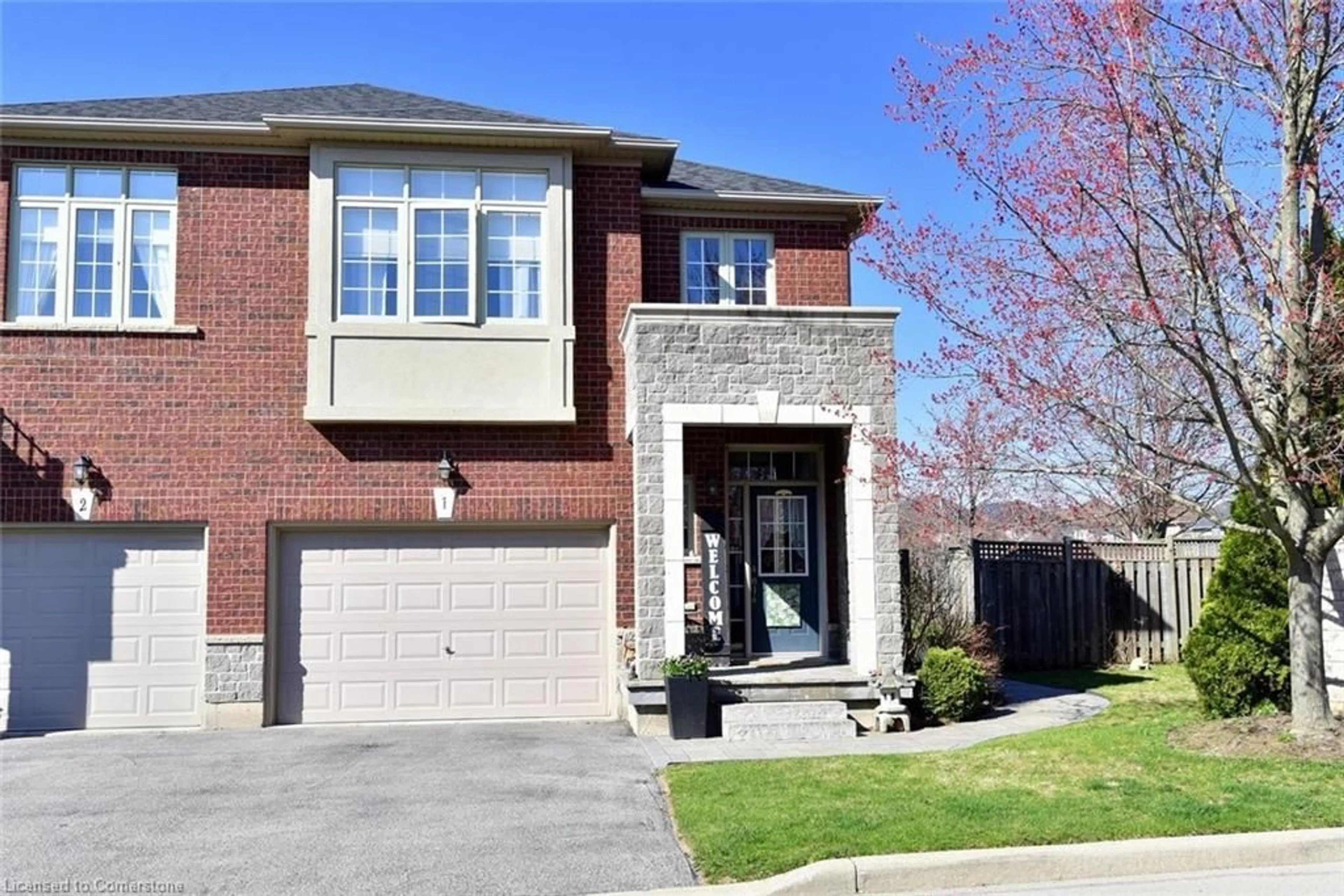 Home with brick exterior material, street for 99 Panabaker Drive Dr #1, Hamilton Ontario L9G 0A3