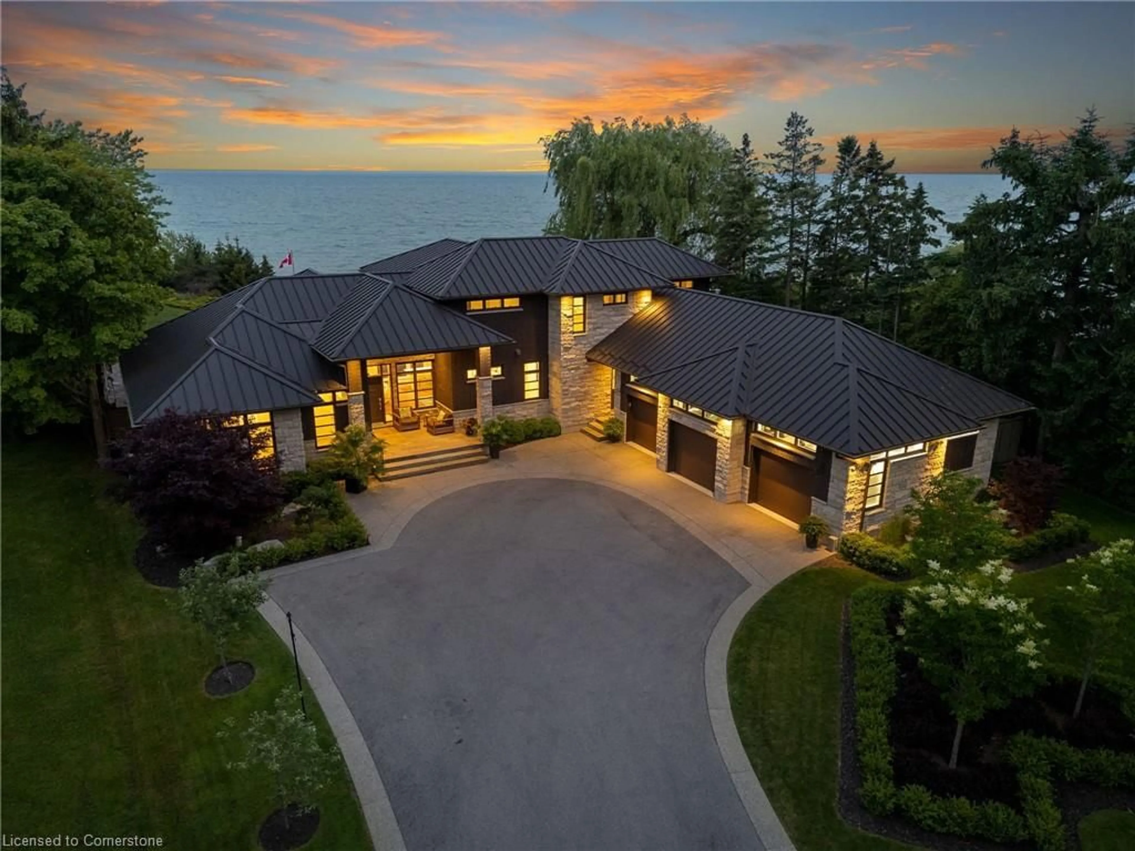 A pic from outside/outdoor area/front of a property/back of a property/a pic from drone, mountain view for 336 New Lakeshore Rd, Port Dover Ontario N0A 1N3
