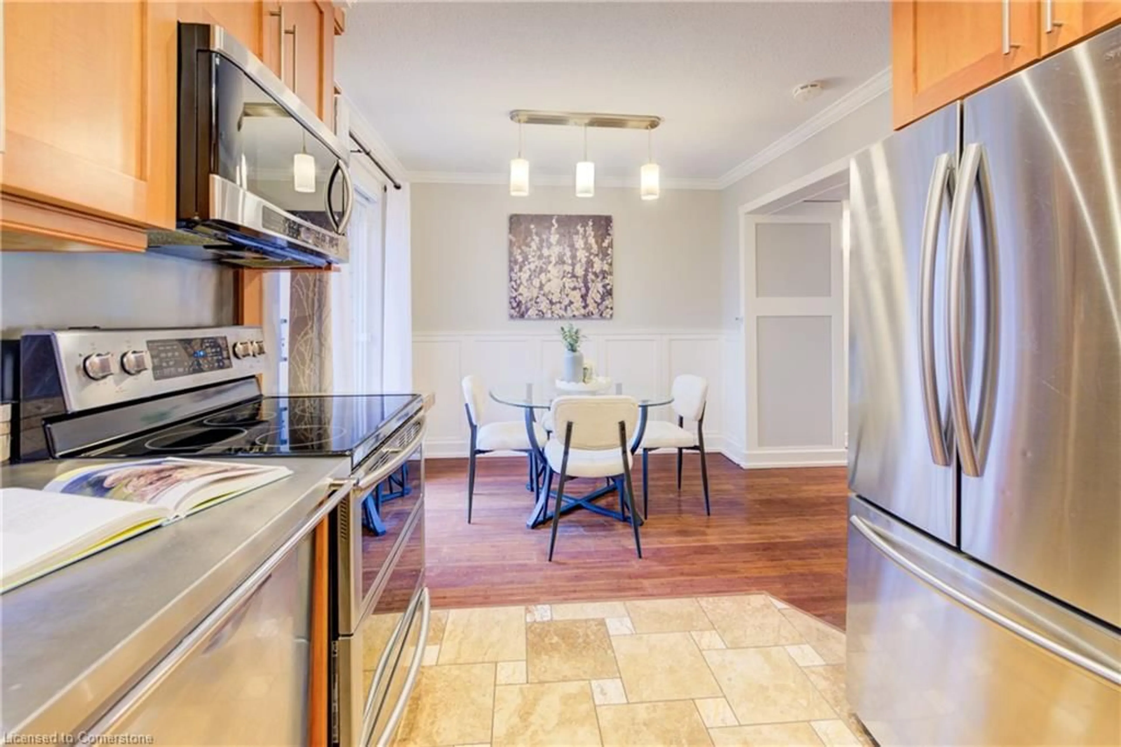Open concept kitchen, unknown for 49 Cedarwoods Cres #52, Kitchener Ontario N2C 2L1