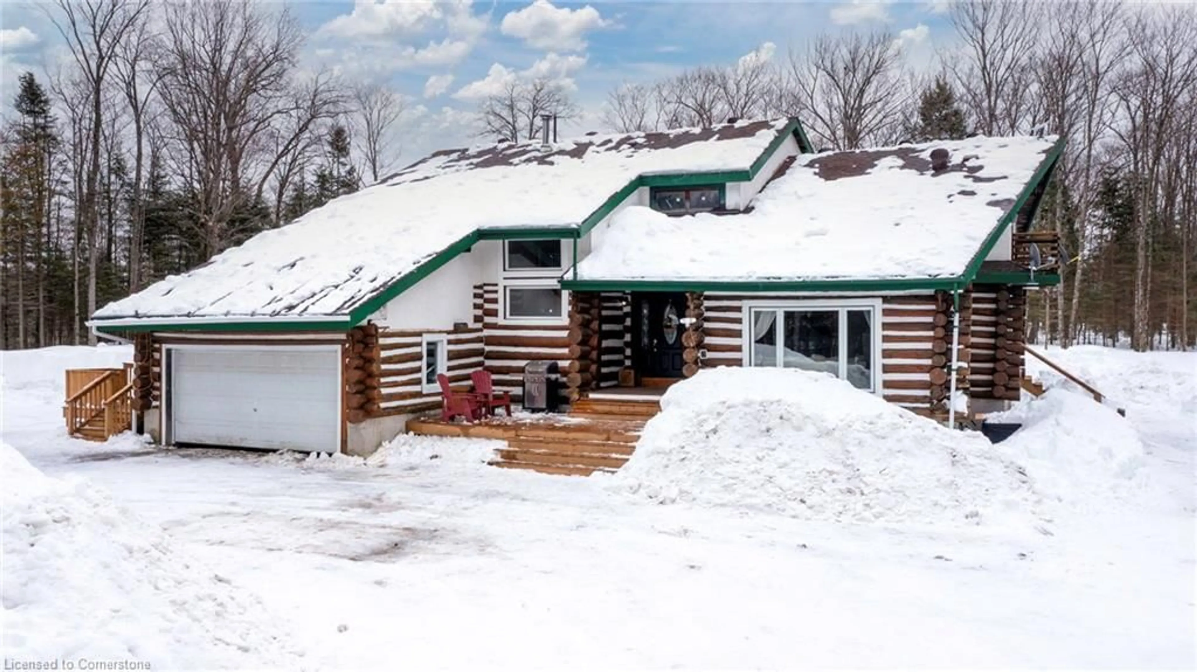 Home with vinyl exterior material, building for 239 Old Government Rd, Emsdale Ontario P0A 1J0