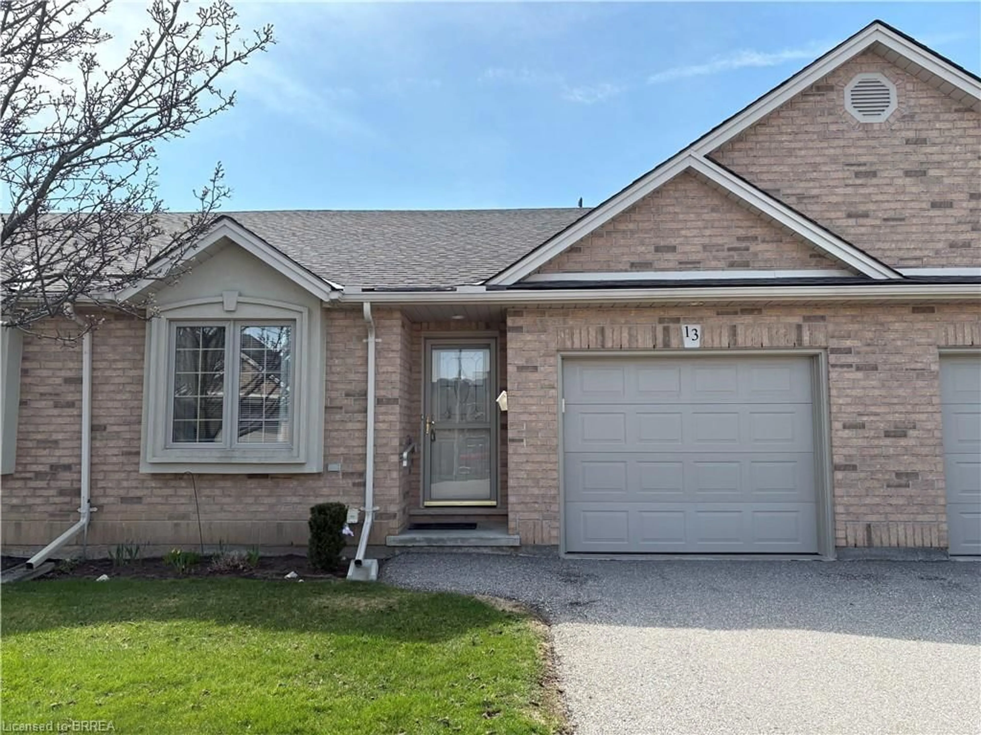 Home with brick exterior material, street for 385 Park Rd #13, Brantford Ontario N3R 0A1