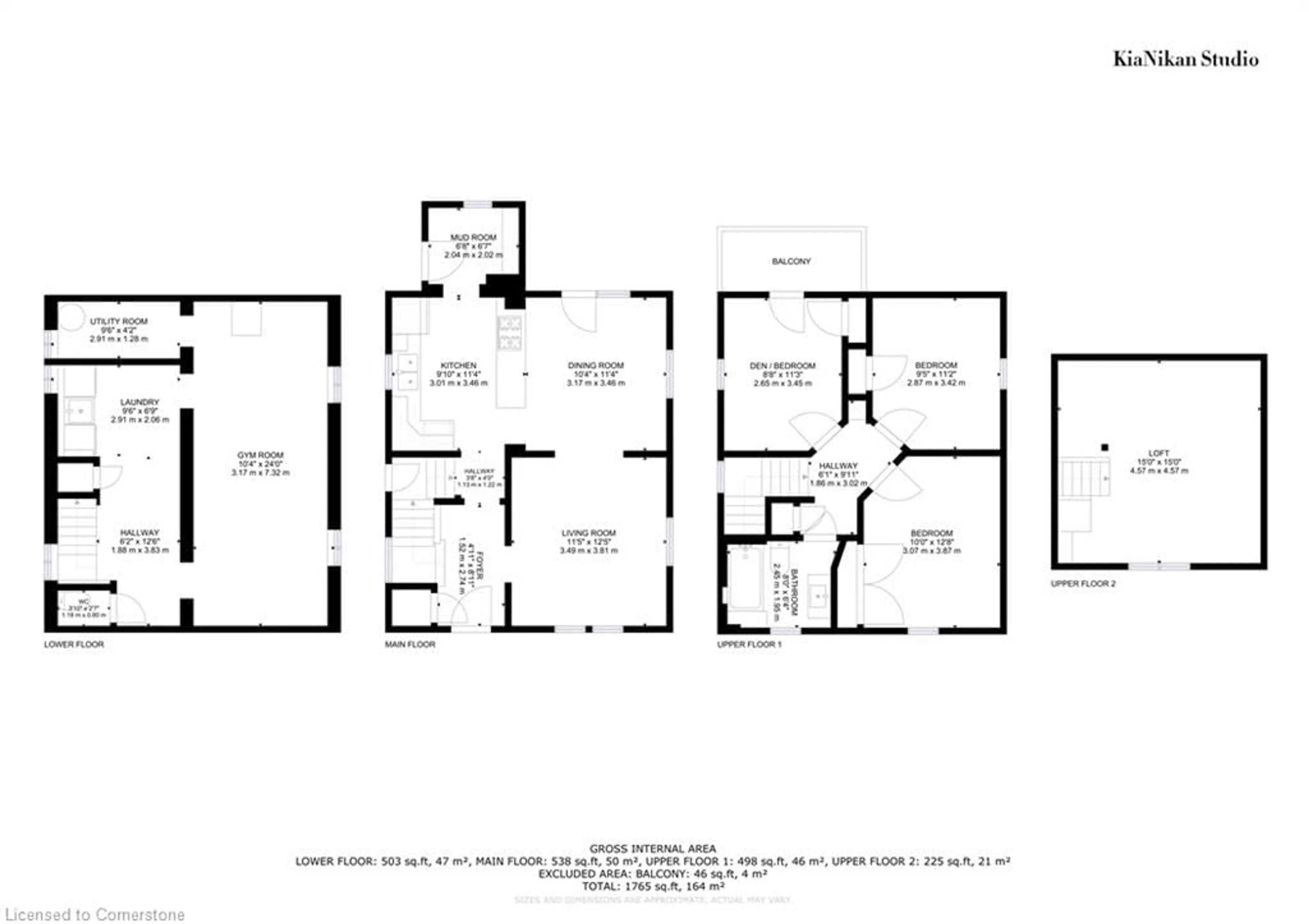 Floor plan for 21 Major St, Kitchener Ontario N2H 4R1