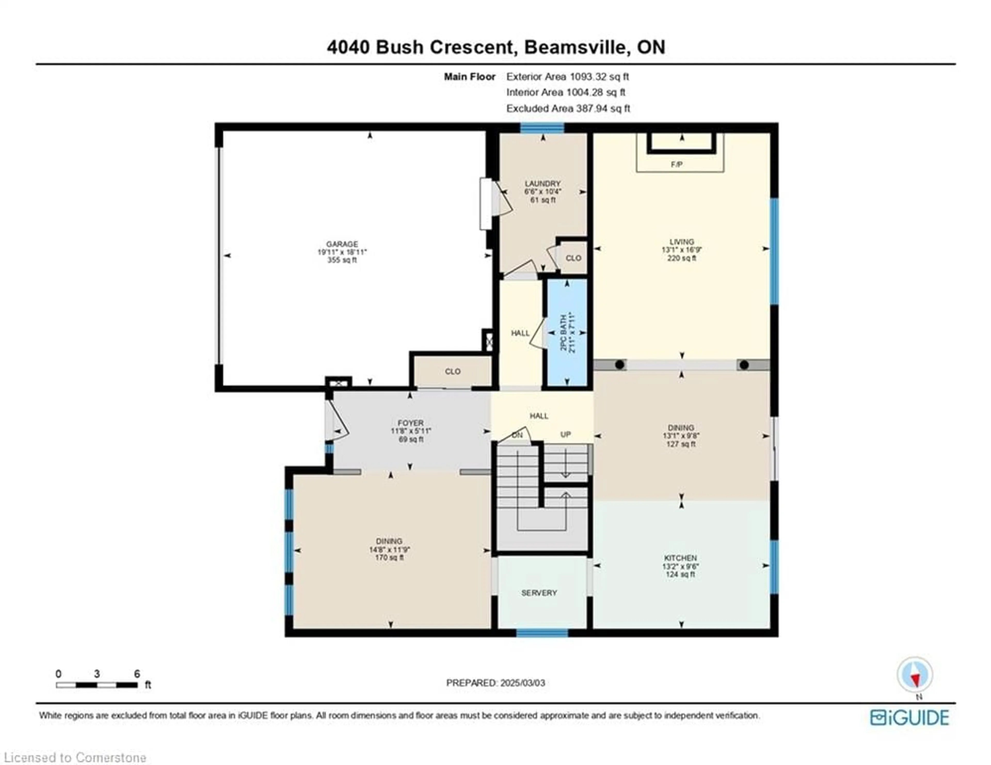 Floor plan for 4040 Bush Cres, Beamsville Ontario L0R 1B7