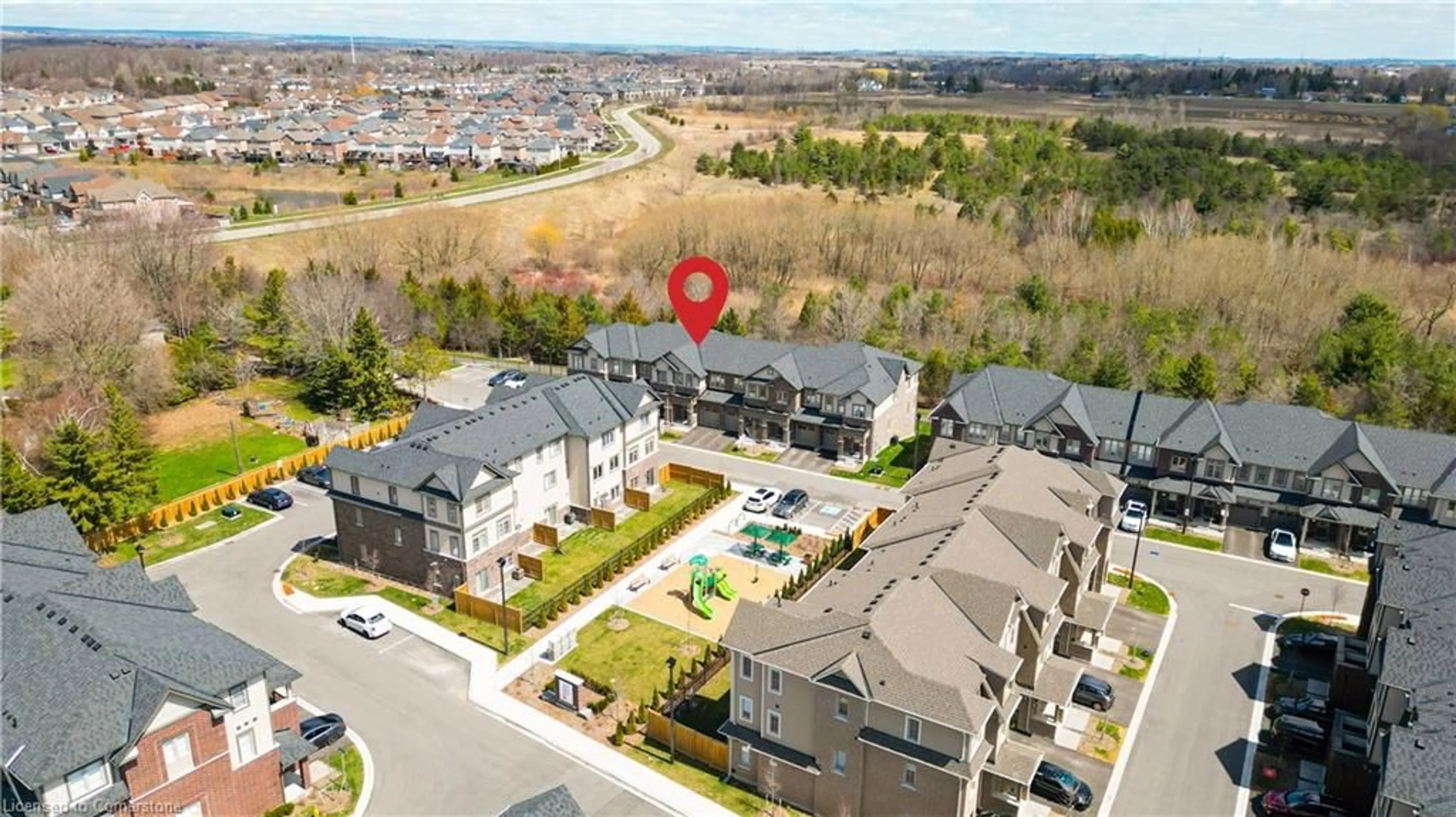 A pic from outside/outdoor area/front of a property/back of a property/a pic from drone, unknown for 38 Senay Cir, Clarington Ontario L1E 2S2
