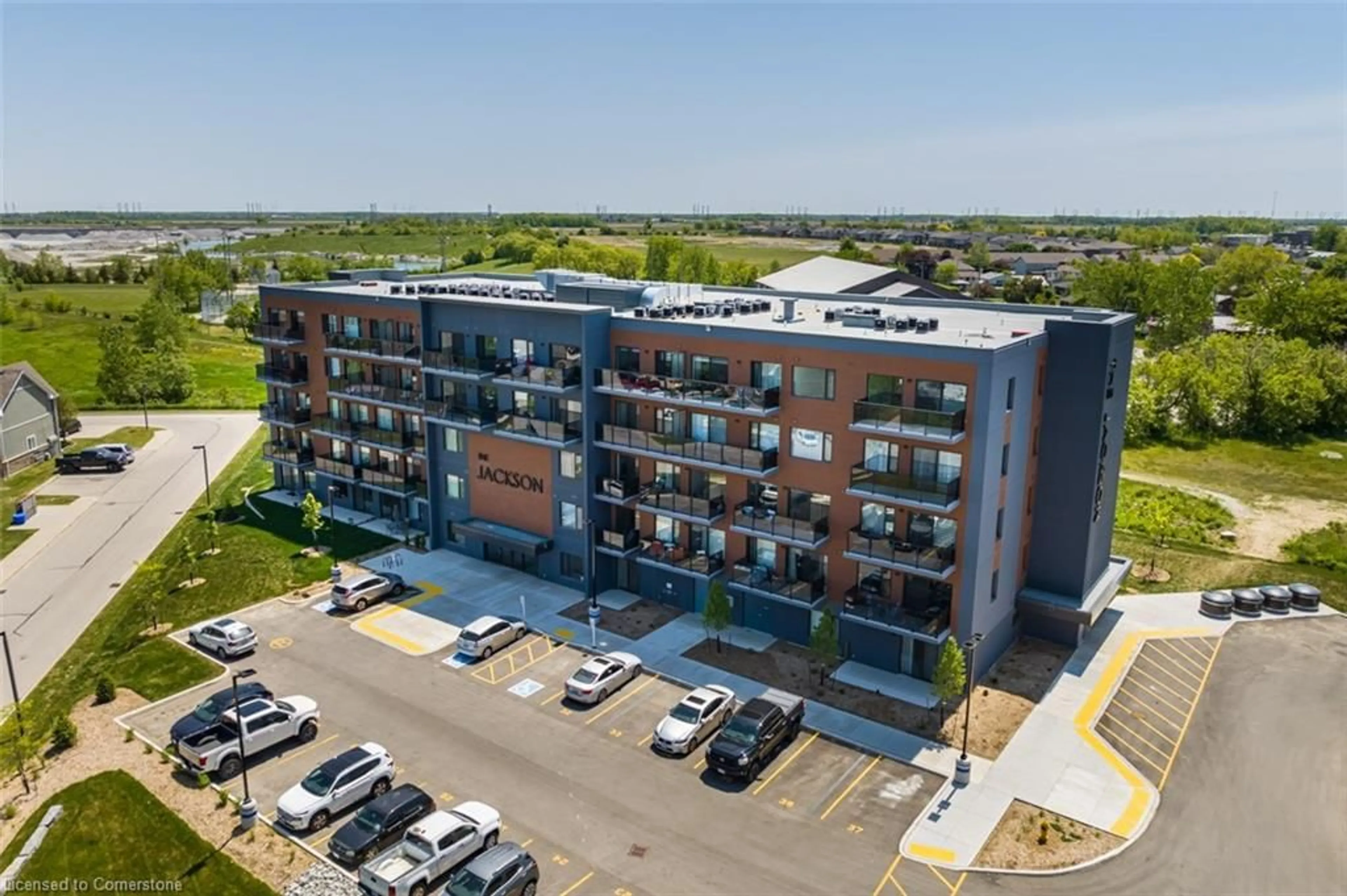 A pic from outside/outdoor area/front of a property/back of a property/a pic from drone, building for 64 Main St N #413, Hagersville Ontario N0A 1H0
