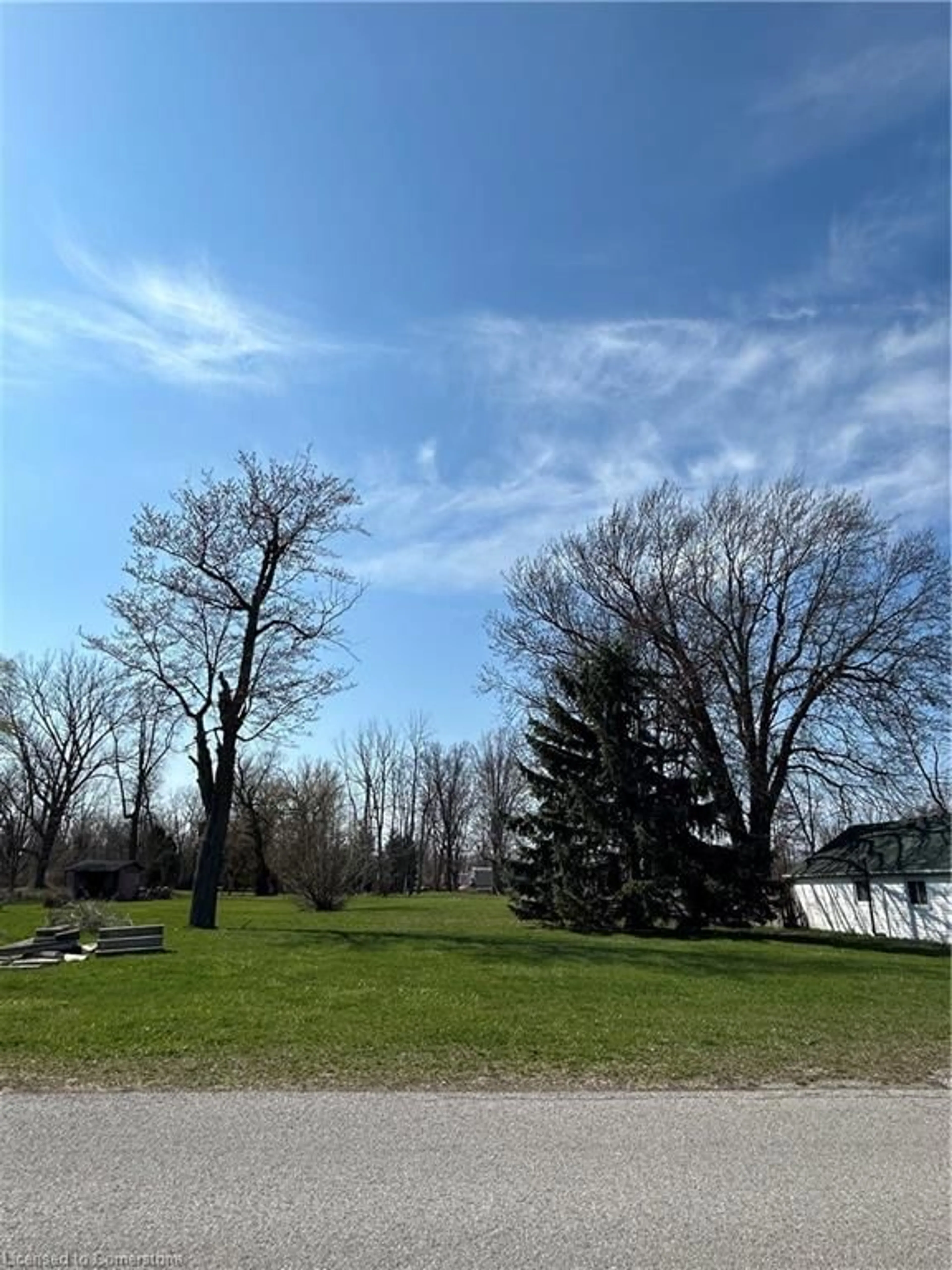 A pic from outside/outdoor area/front of a property/back of a property/a pic from drone, forest/trees view for 902 Port Maitland Rd, Port Maitland Ontario N1A 2W6