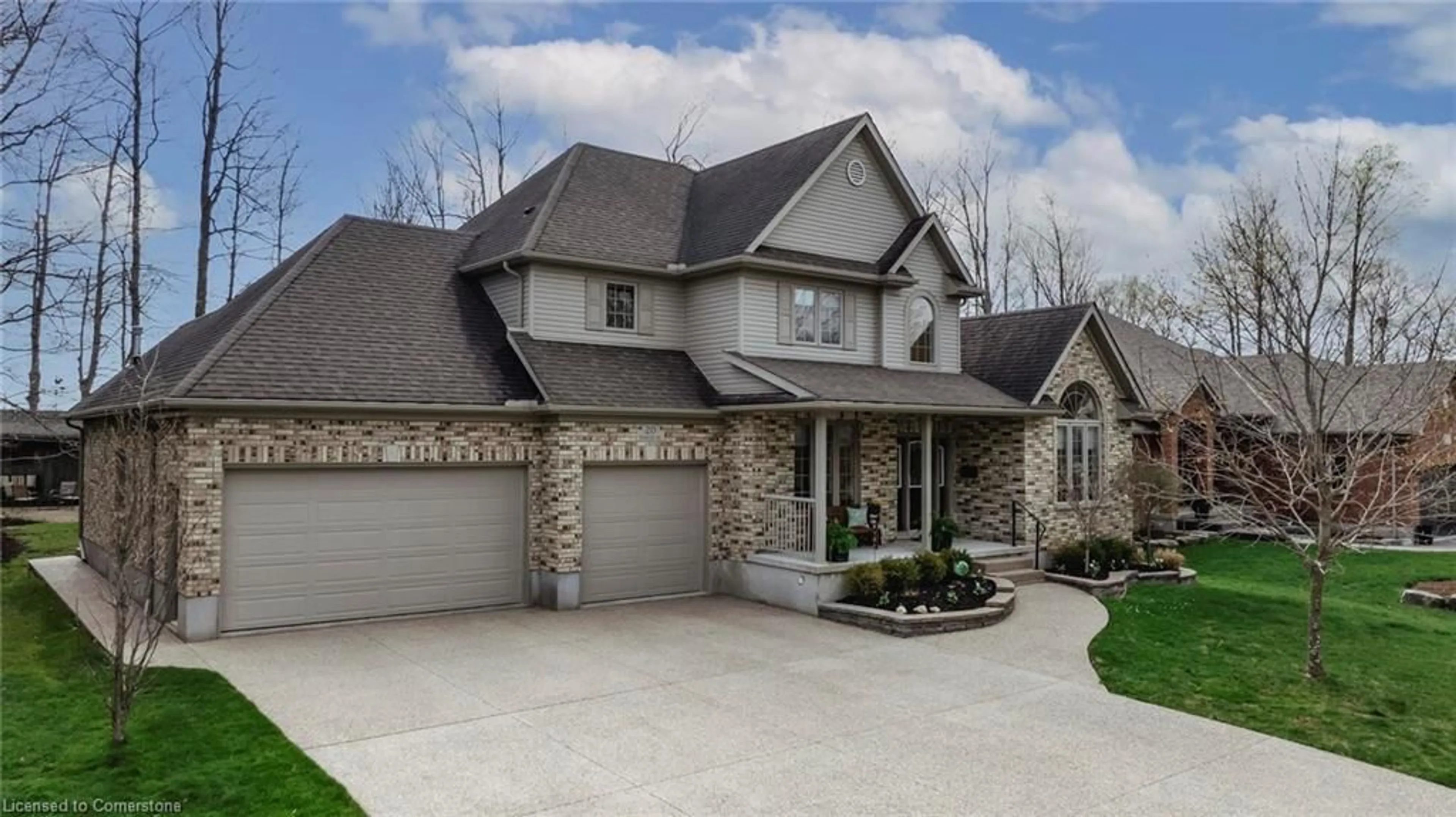 Home with brick exterior material, street for 20 Welwood Ave, Wellesley Ontario N0B 2T0
