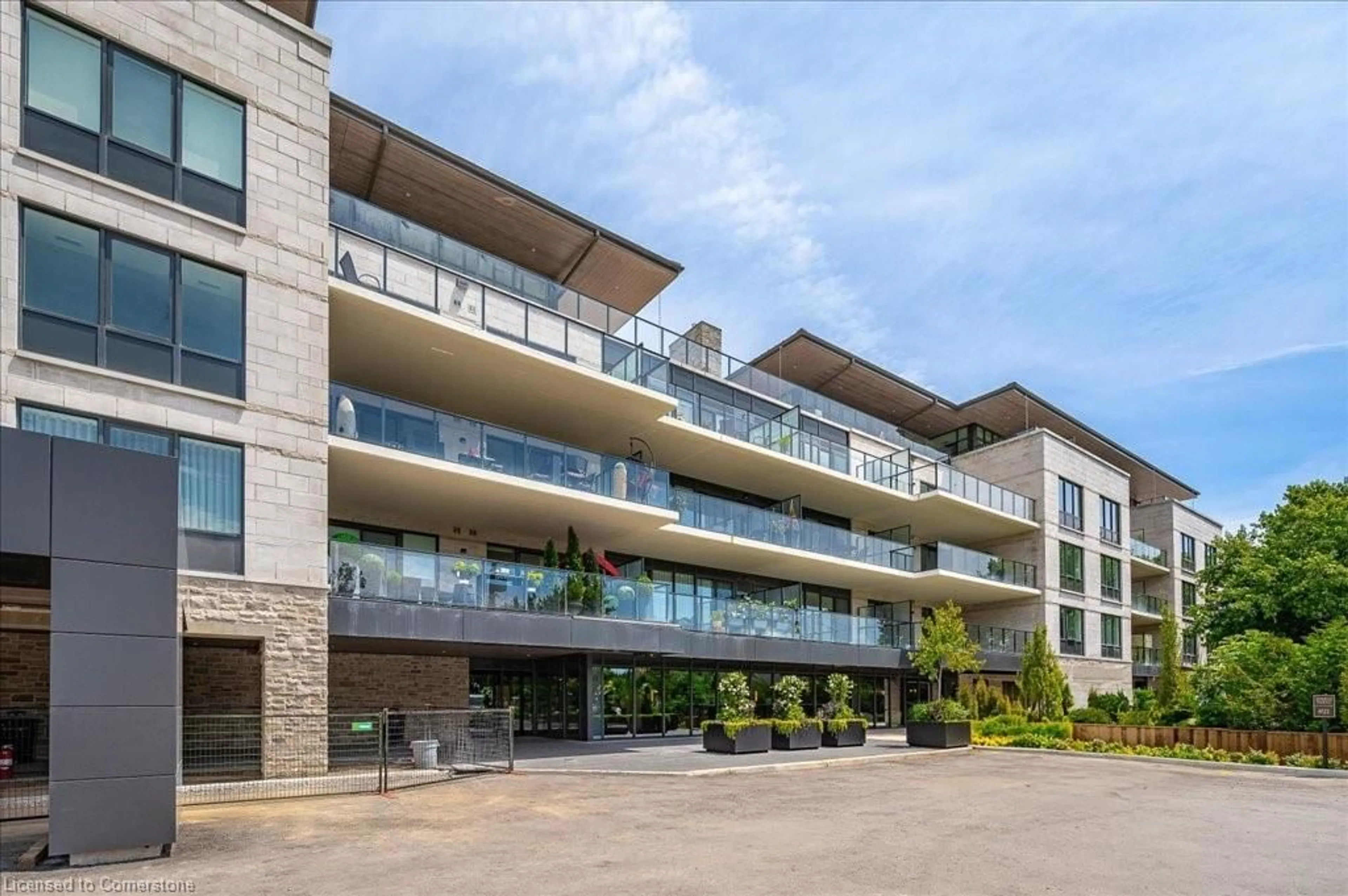 Patio, building for 6523 Wellington Road 7 #304, Elora Ontario N0B 1S0