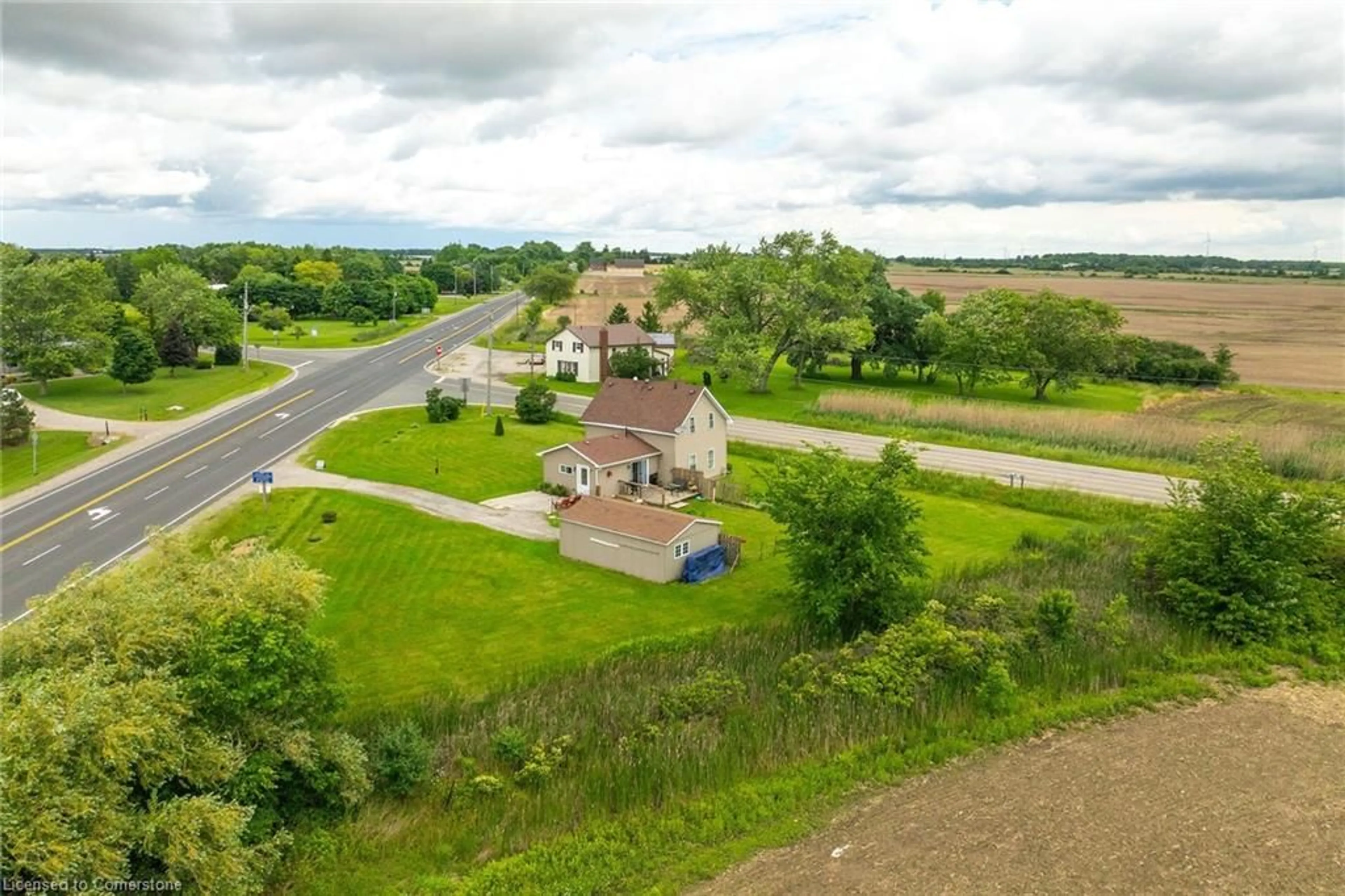 A pic from outside/outdoor area/front of a property/back of a property/a pic from drone, unknown for 3694 #3 Hwy, Haldimand Ontario N0A 1J0