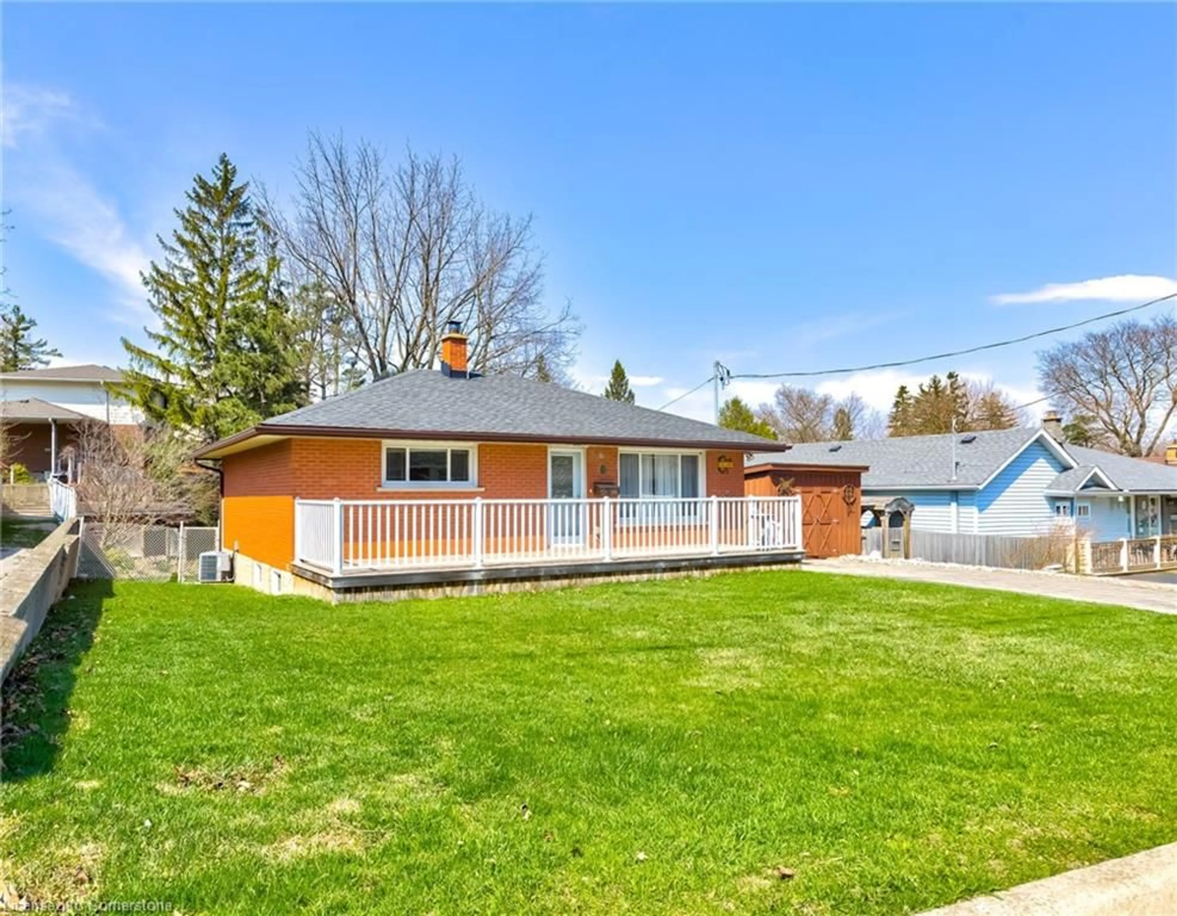 Home with vinyl exterior material, street for 3 Thomas St, Cambridge Ontario N3C 1L2