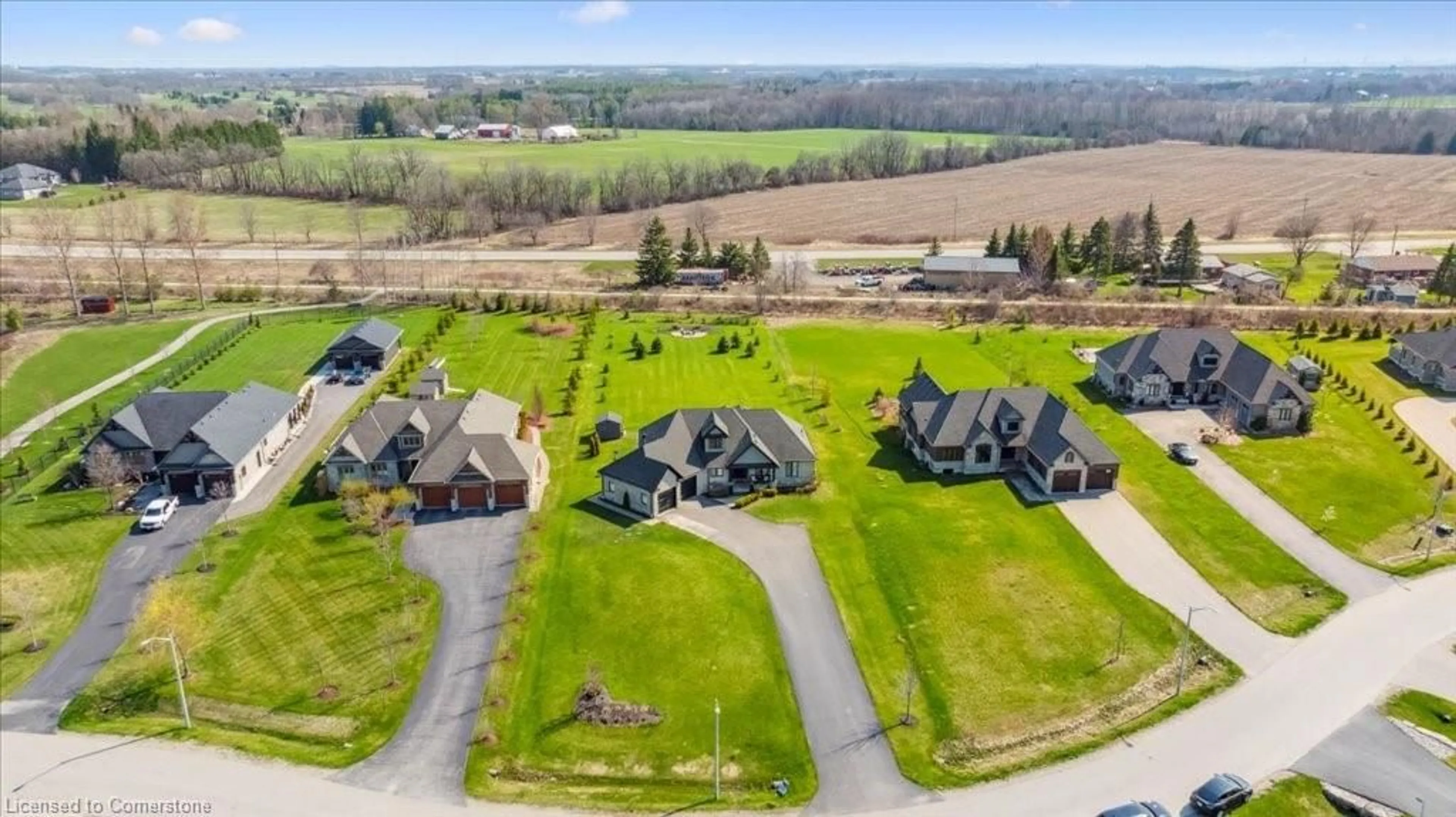 A pic from outside/outdoor area/front of a property/back of a property/a pic from drone, unknown for 51 Ariss Glen Dr, Ariss Ontario N0B 1B0