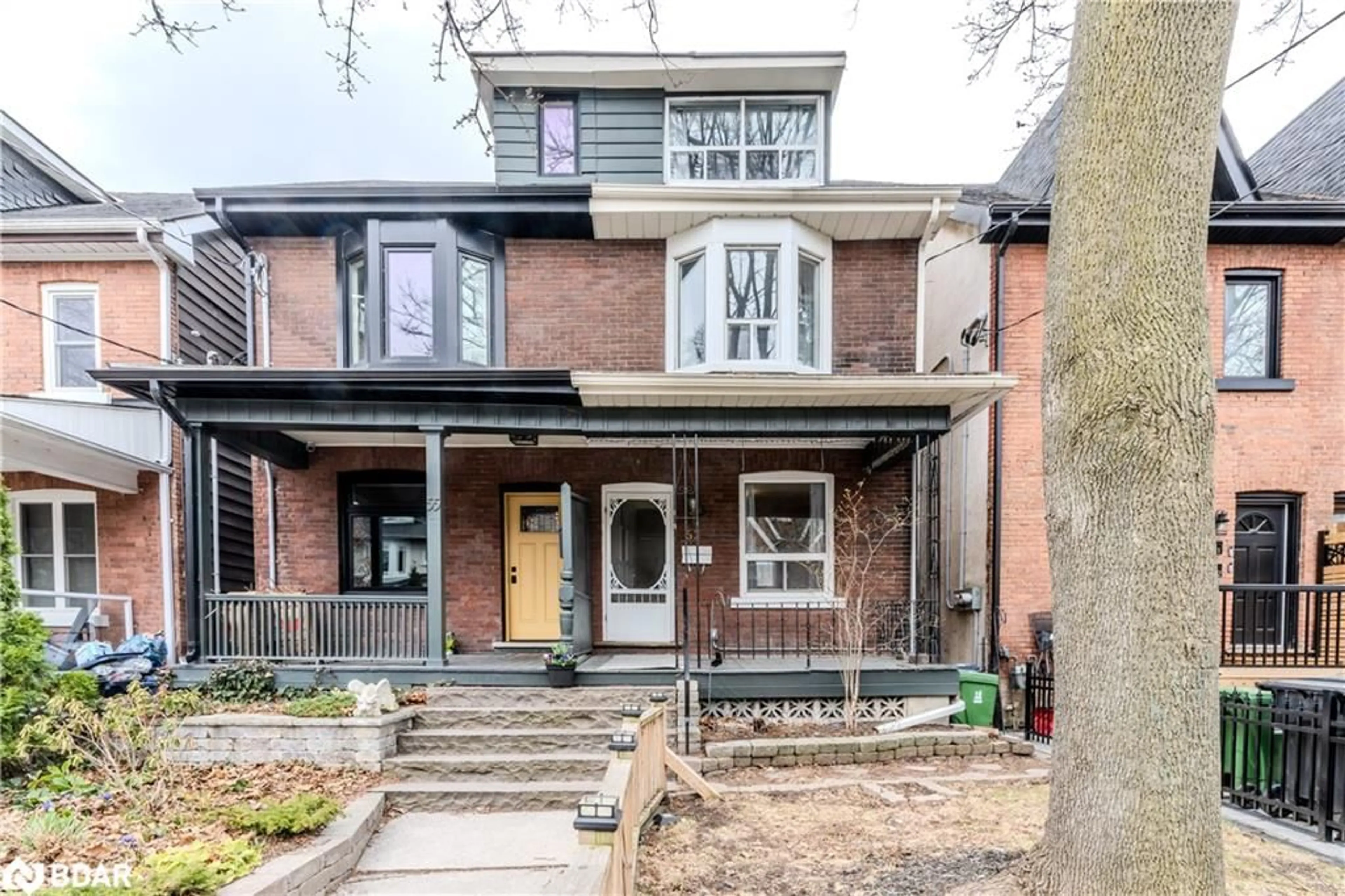 Home with brick exterior material, street for 53 Badgerow Ave, Toronto Ontario M4M 1V5