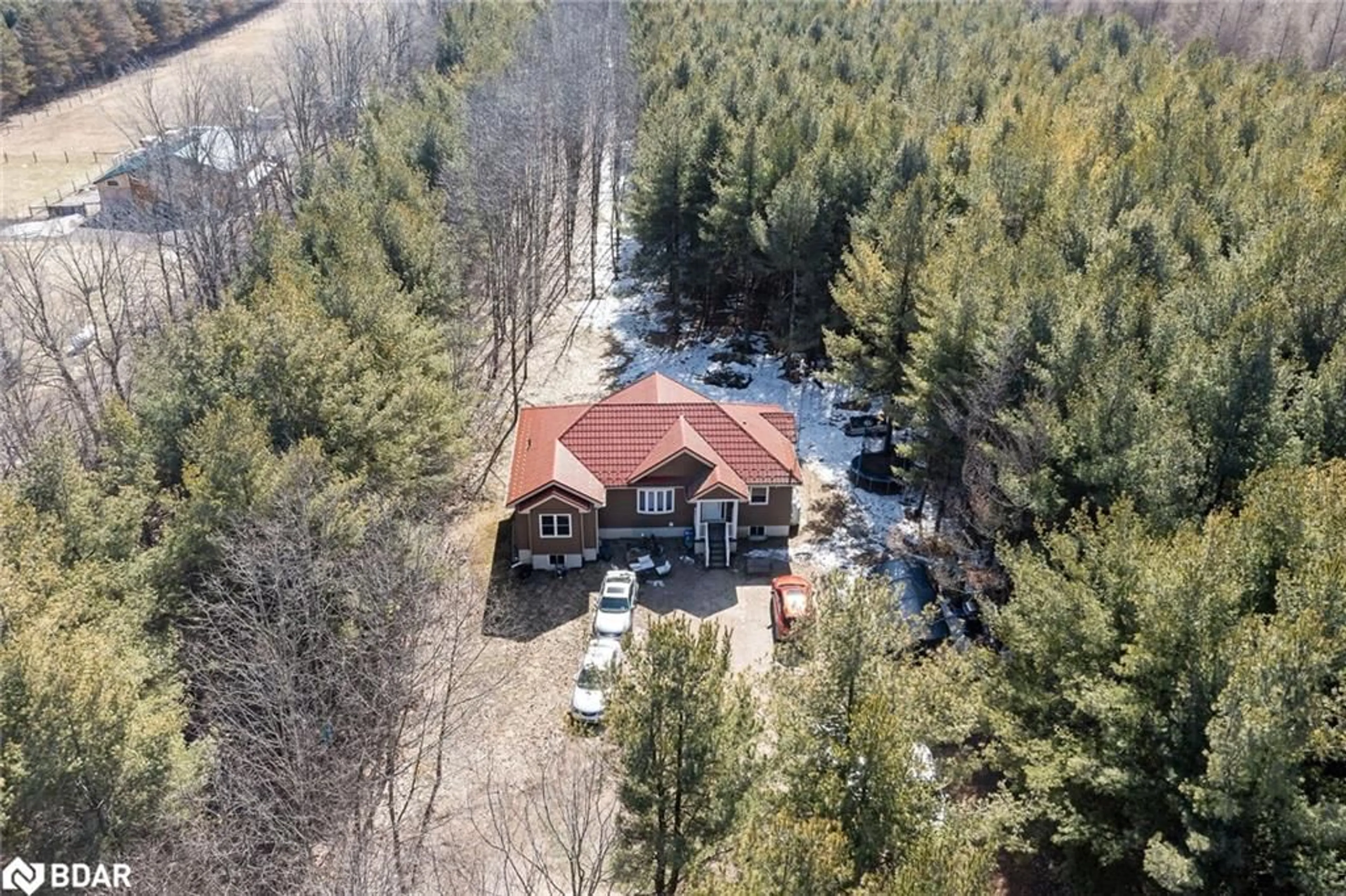 A pic from outside/outdoor area/front of a property/back of a property/a pic from drone, forest/trees view for 9341 9 Sideroad, Acton Ontario L7J 2L8