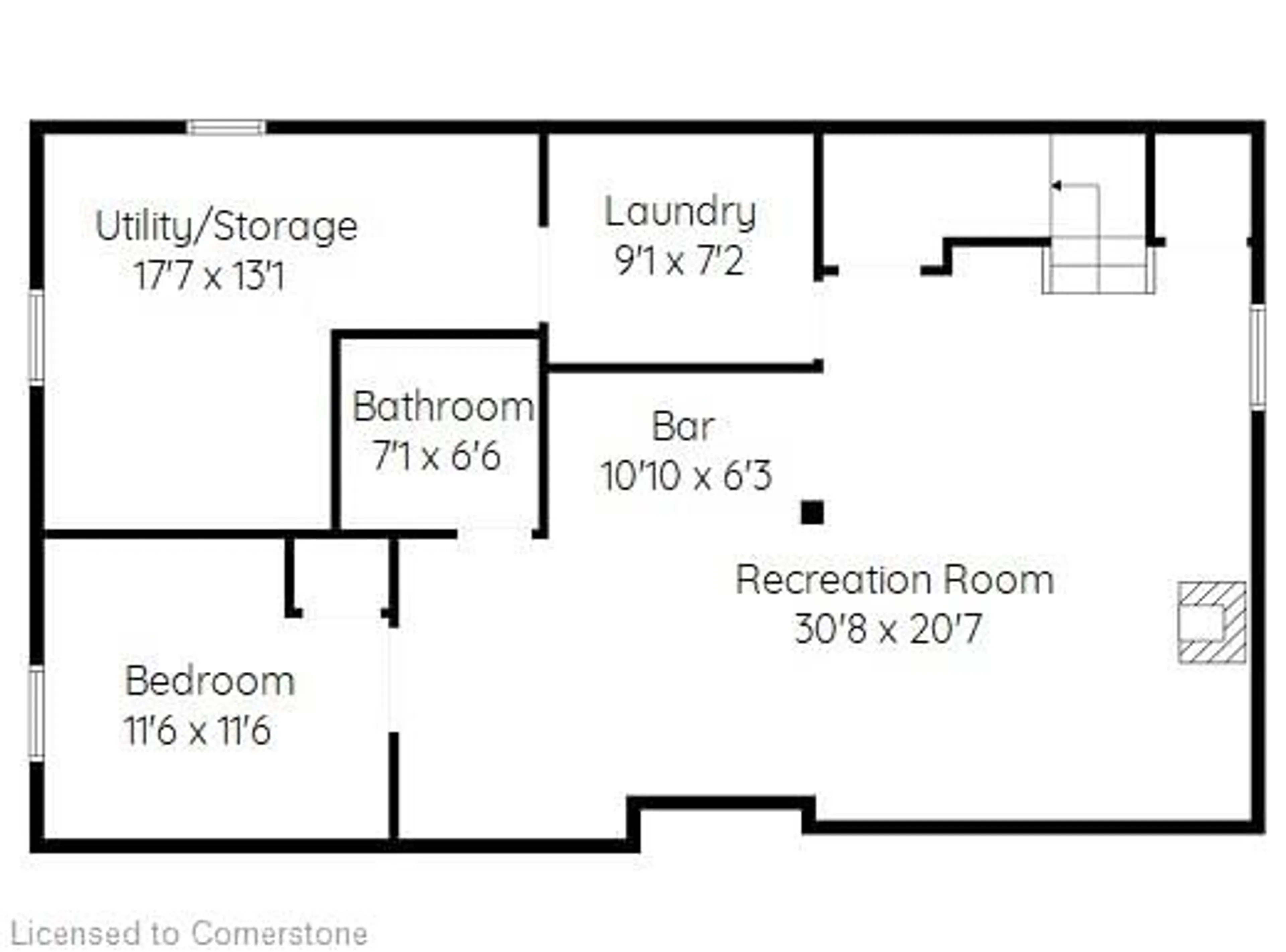 Floor plan for 563 Brock Rd, Dundas Ontario L9H 5E4