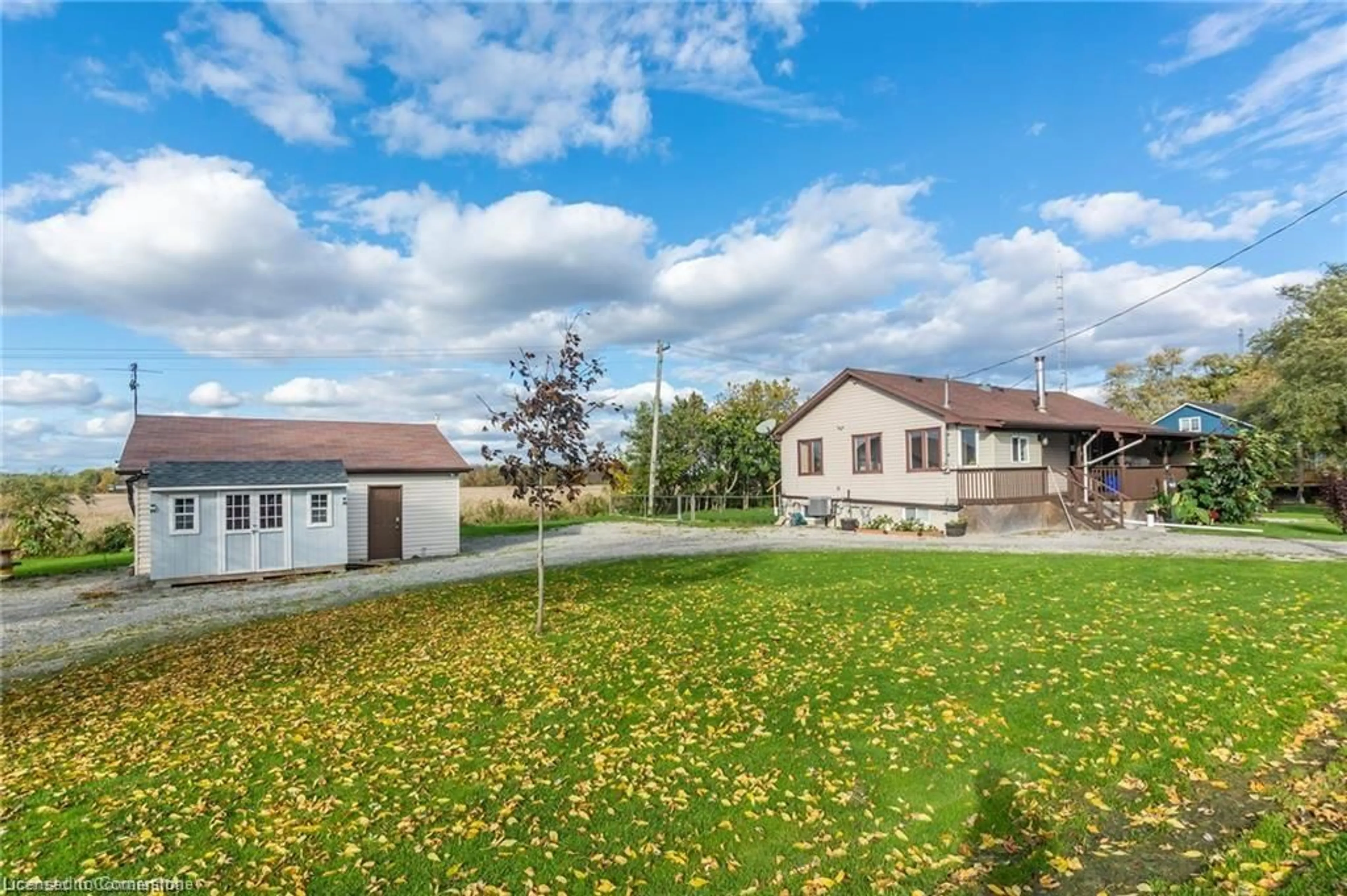 A pic from outside/outdoor area/front of a property/back of a property/a pic from drone, building for 1199 Lakeshore Rd, Haldimand County Ontario N0A 1P0