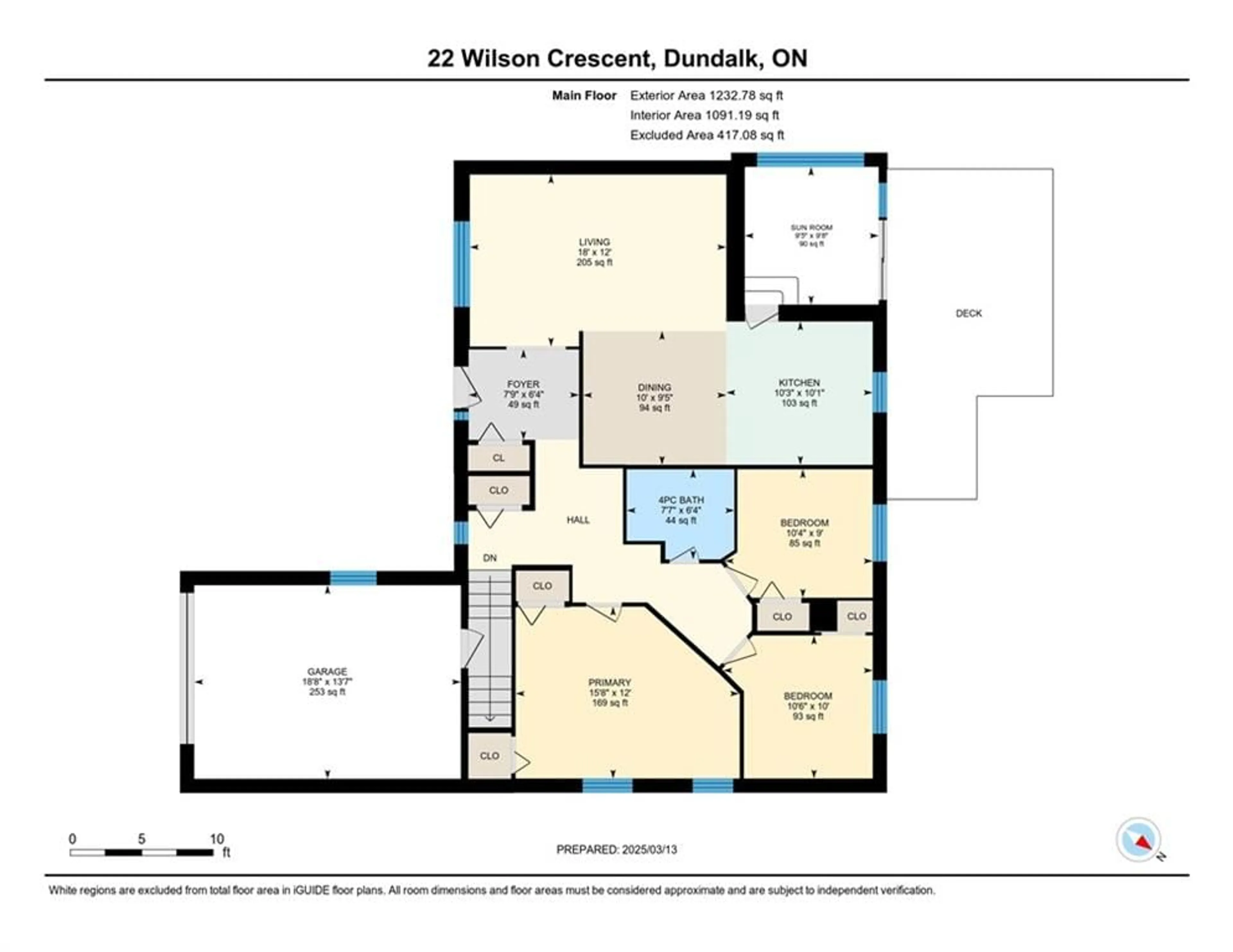 Floor plan for 22 Wilson Cres, Dundalk Ontario N0C 1B0