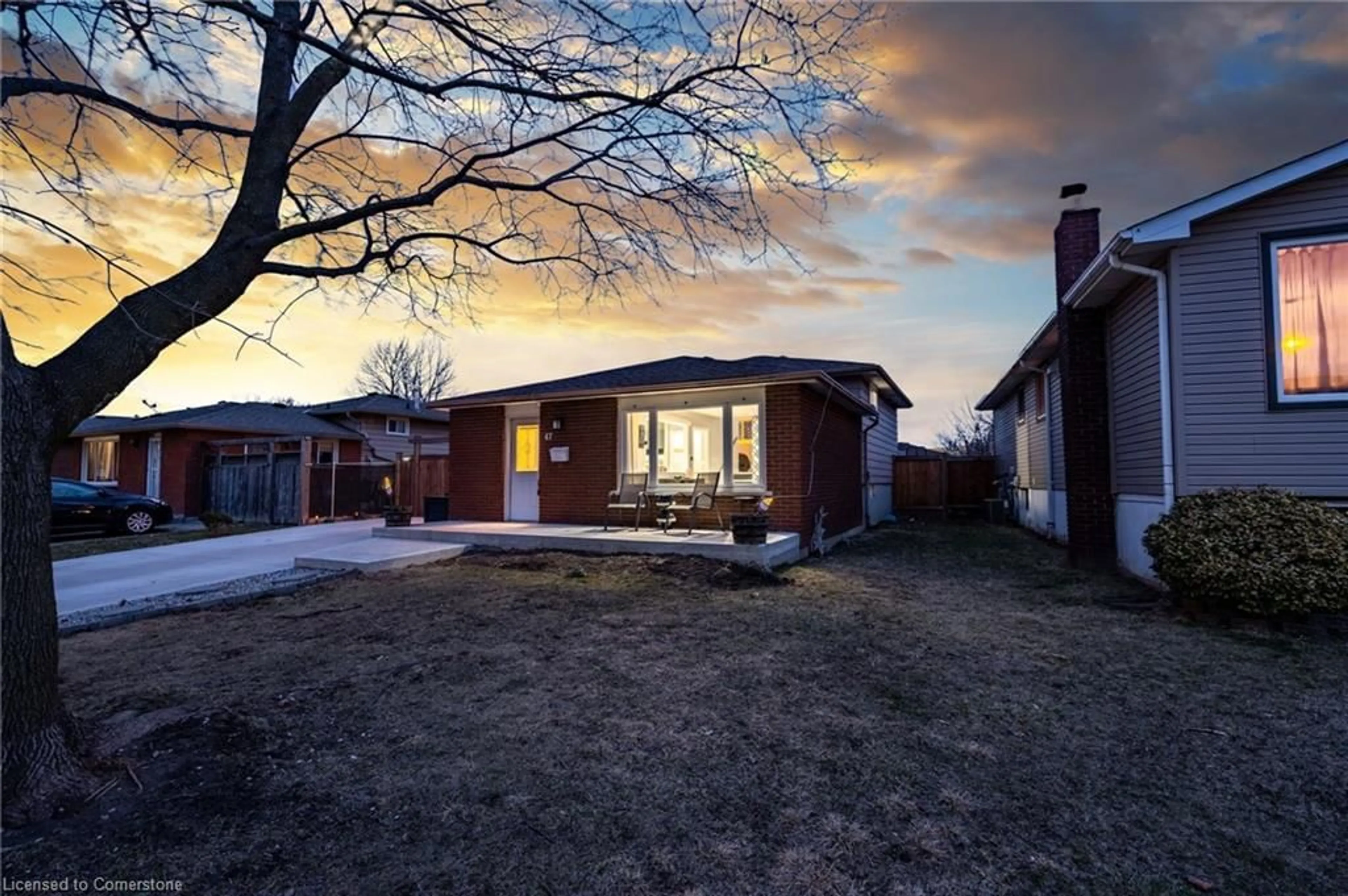 Home with brick exterior material, street for 47 Locheed Dr, Hamilton Ontario L8T 4L5