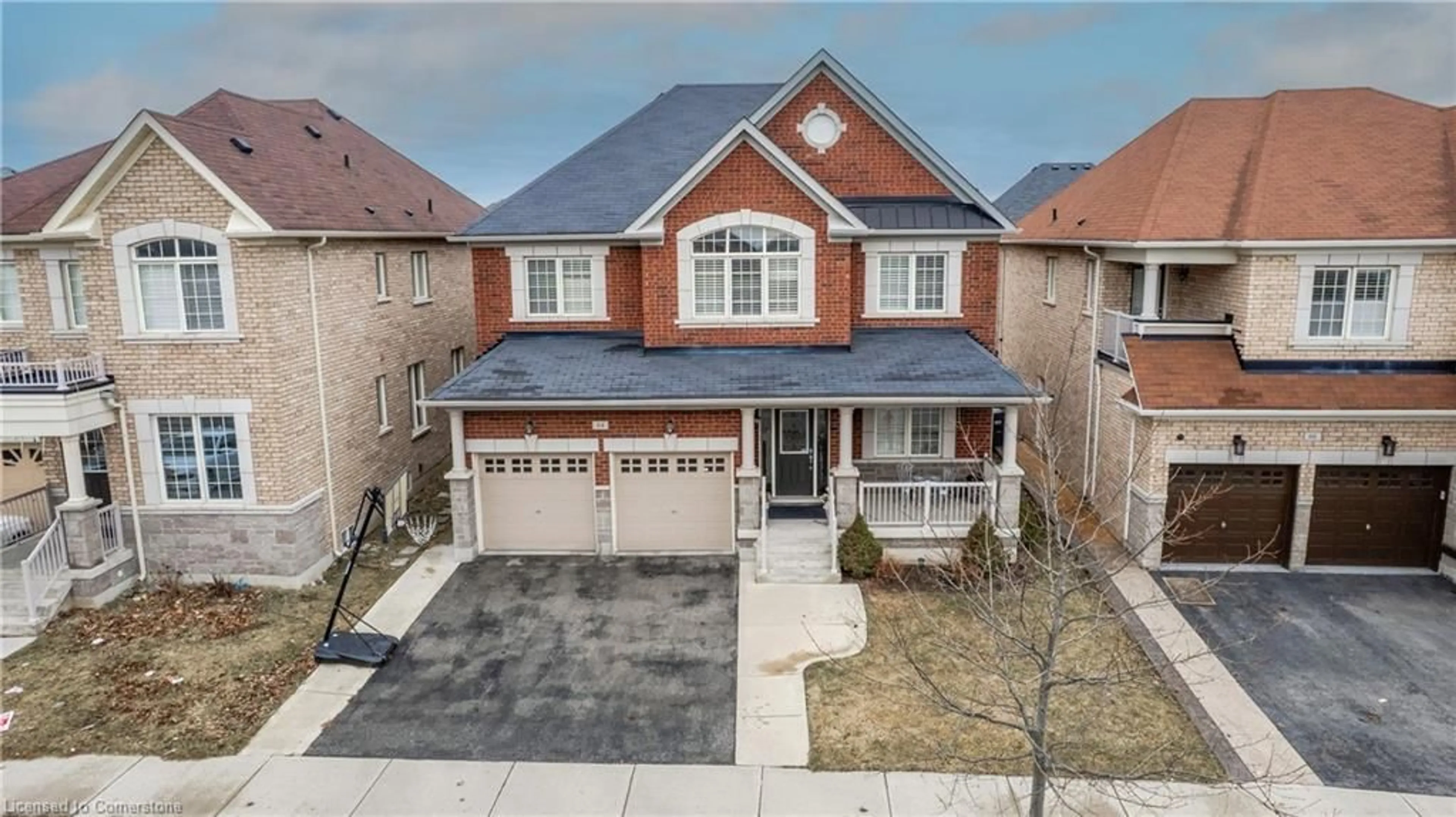 A pic from outside/outdoor area/front of a property/back of a property/a pic from drone, street for 64 Kalmia Rd, Brampton Ontario L6X 4N4