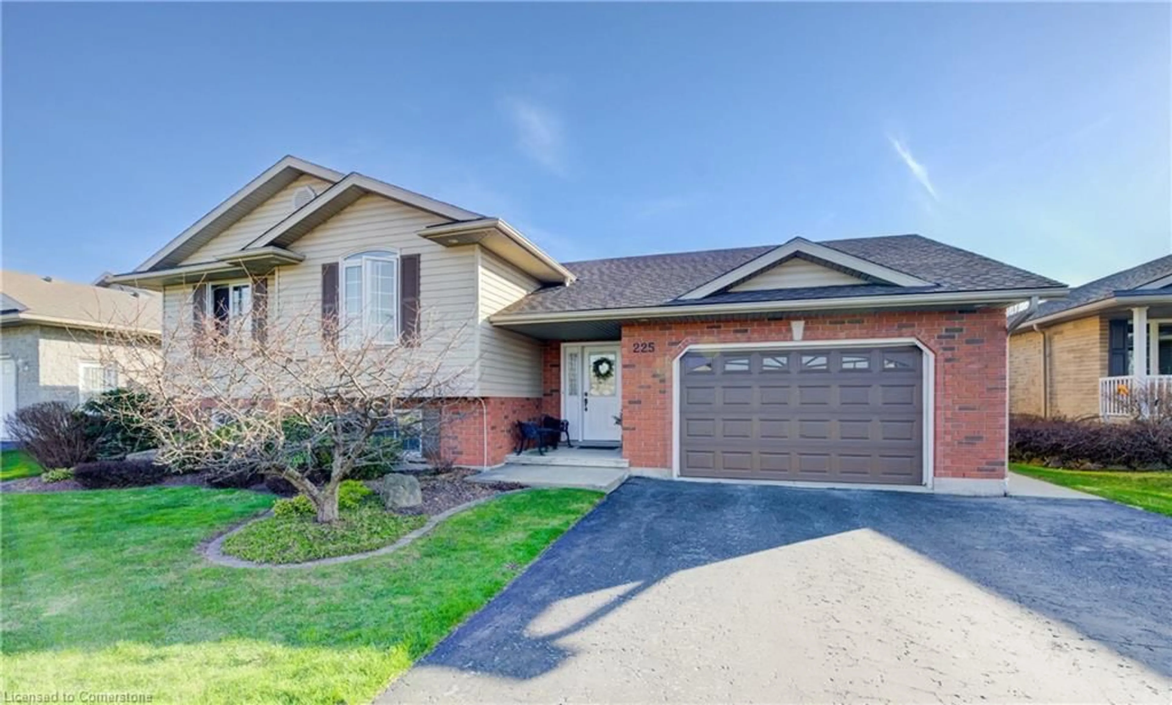 Home with brick exterior material, street for 225 Wendy's Lane, Mount Forest Ontario N0G 2L2