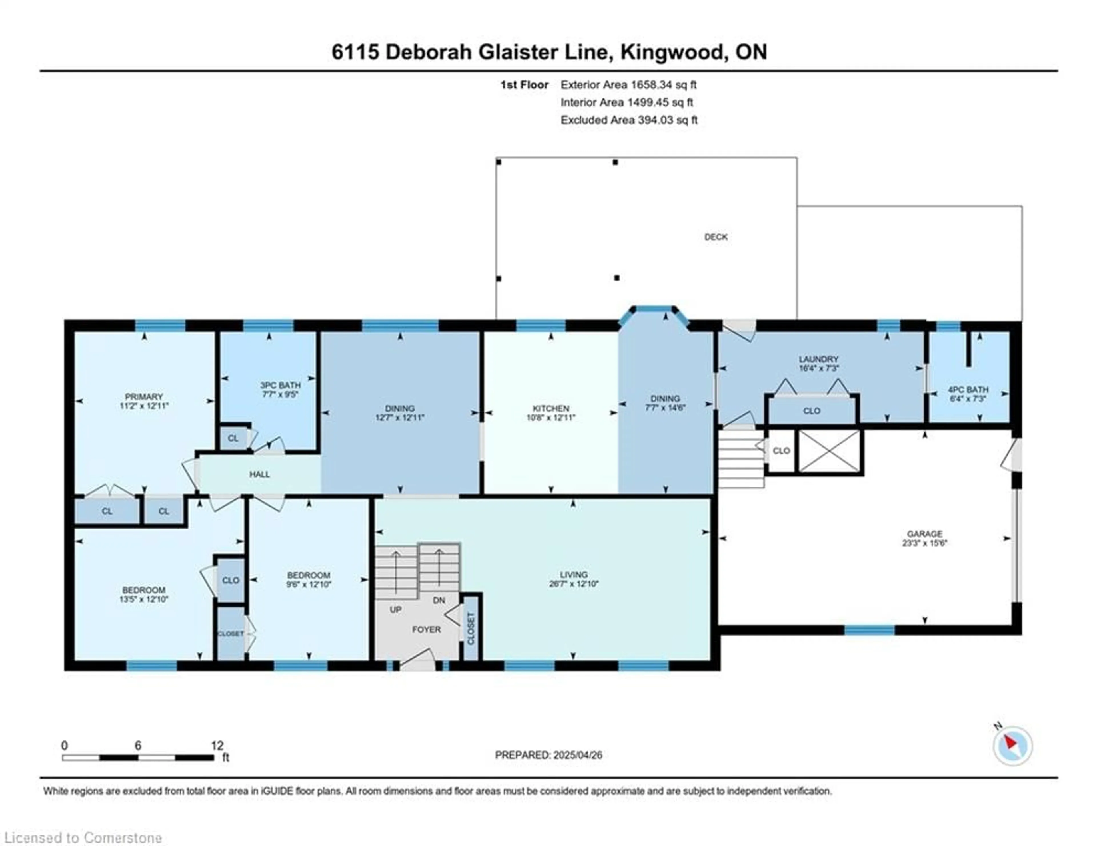 Floor plan for 6115 Deborah Glaister Line, Wellesley Ontario N0B 2T0
