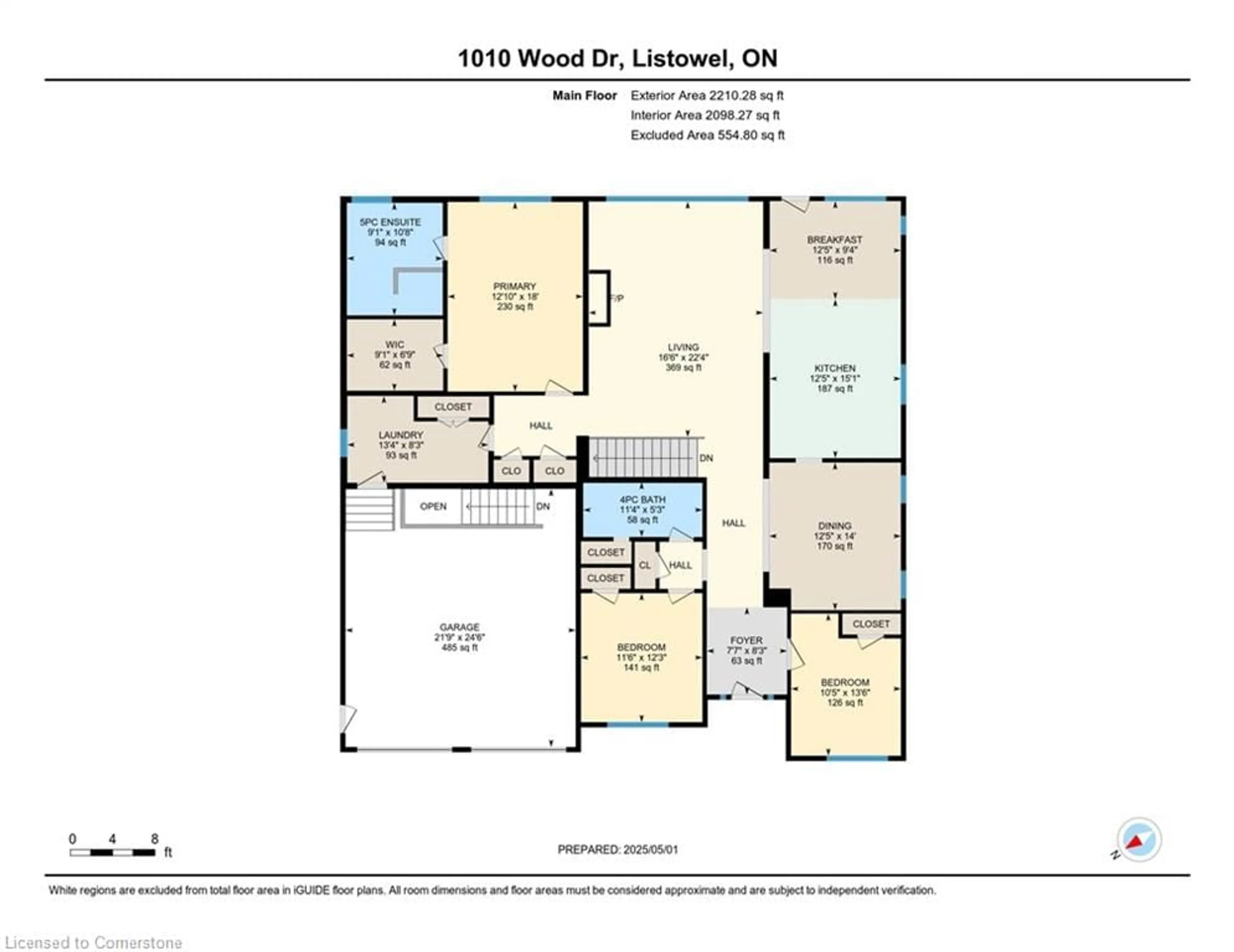 Floor plan for 1010 Wood Dr, Listowel Ontario N4W 0B6
